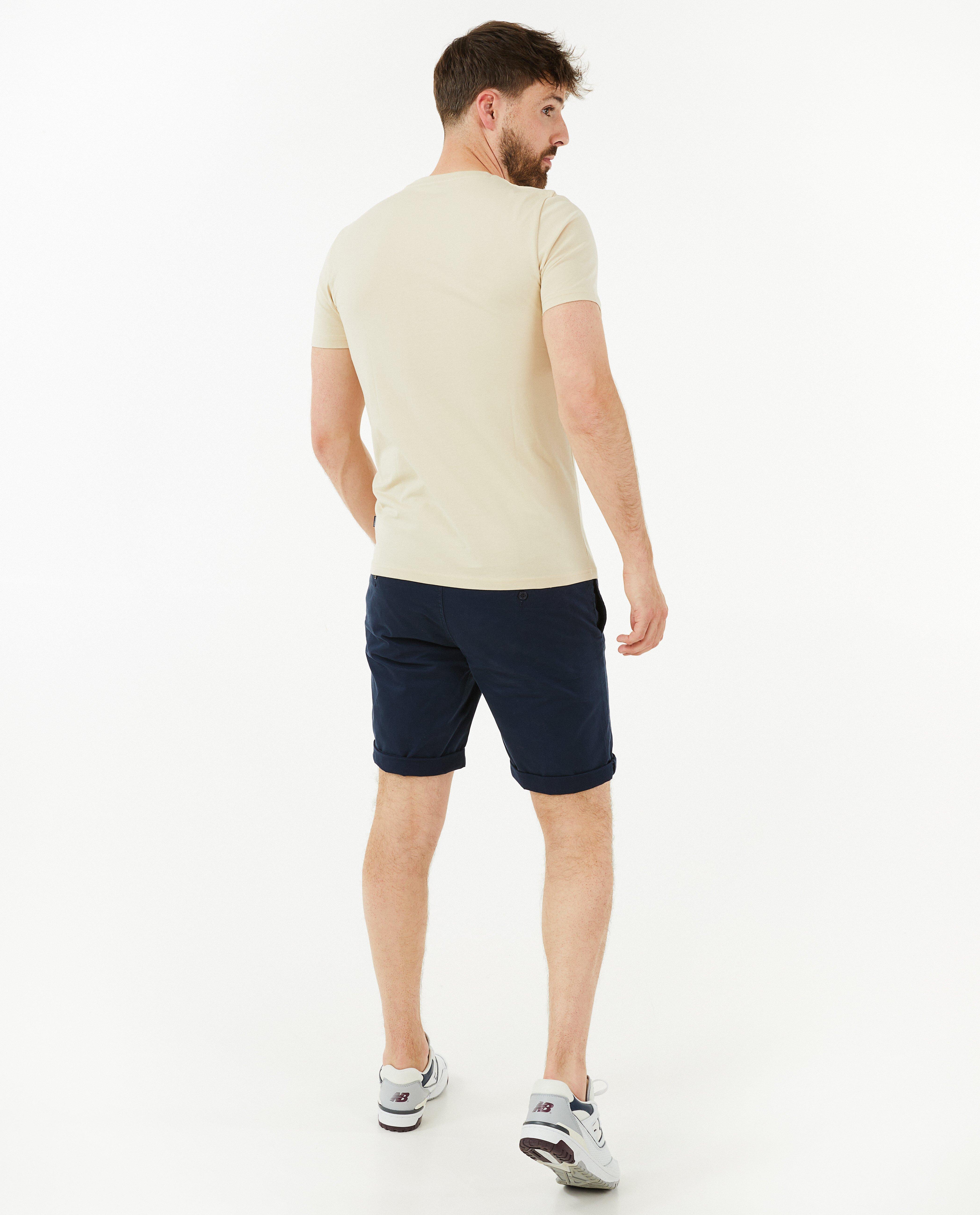 T-shirts - Blauw T-shirt met opschrift