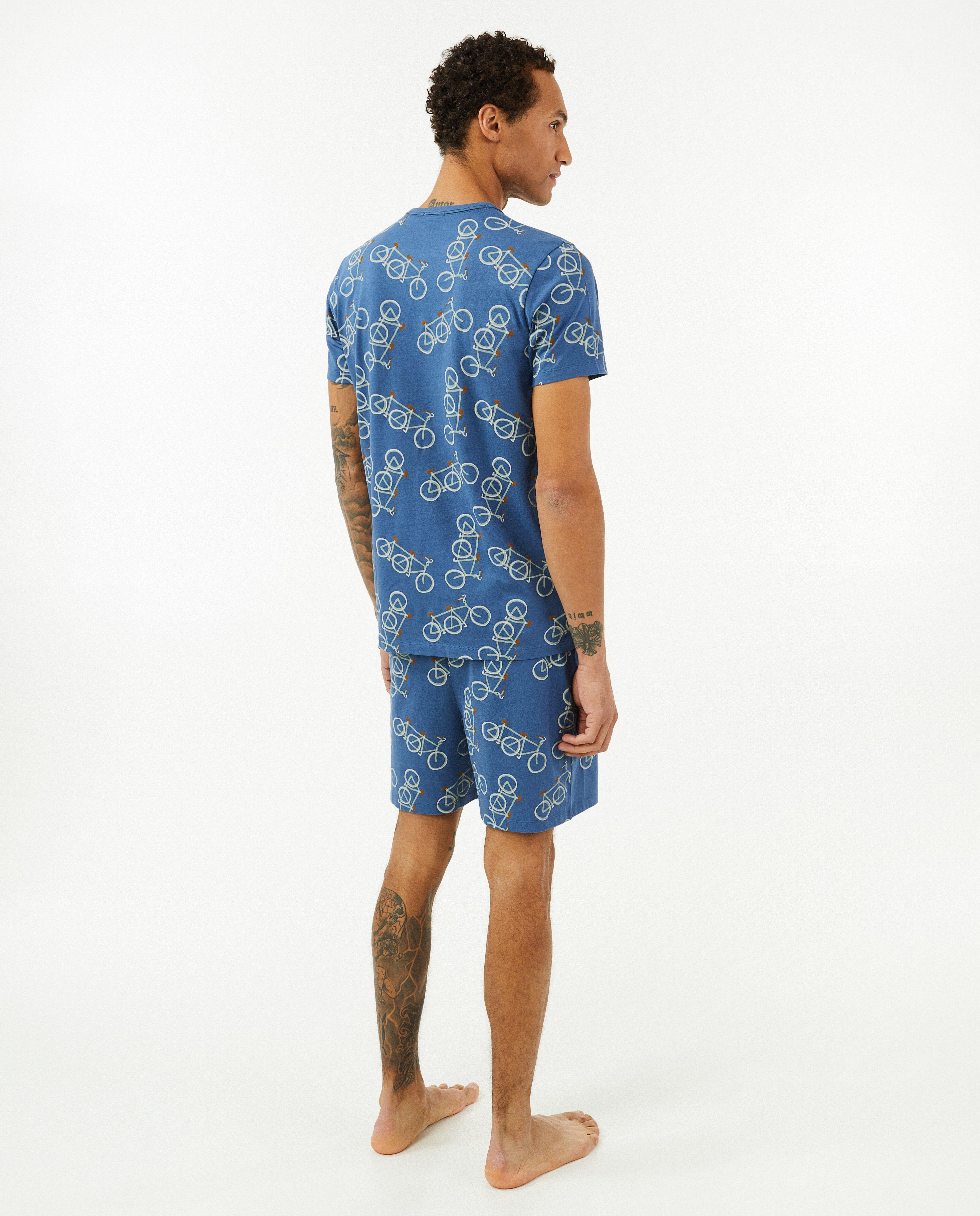 Nachtkleding - Pyjama met tandemprint, heren