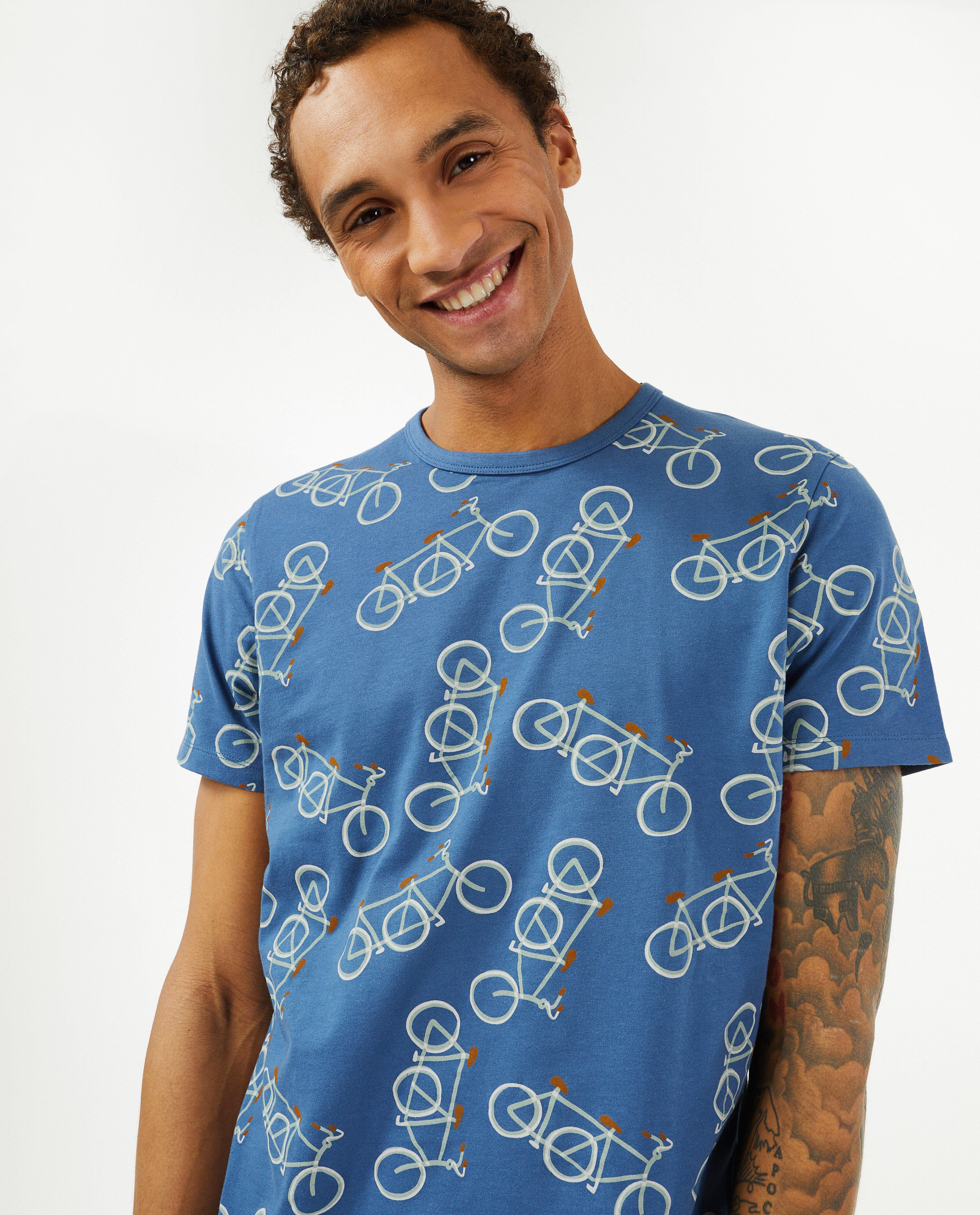 Nachtkleding - Pyjama met tandemprint, heren