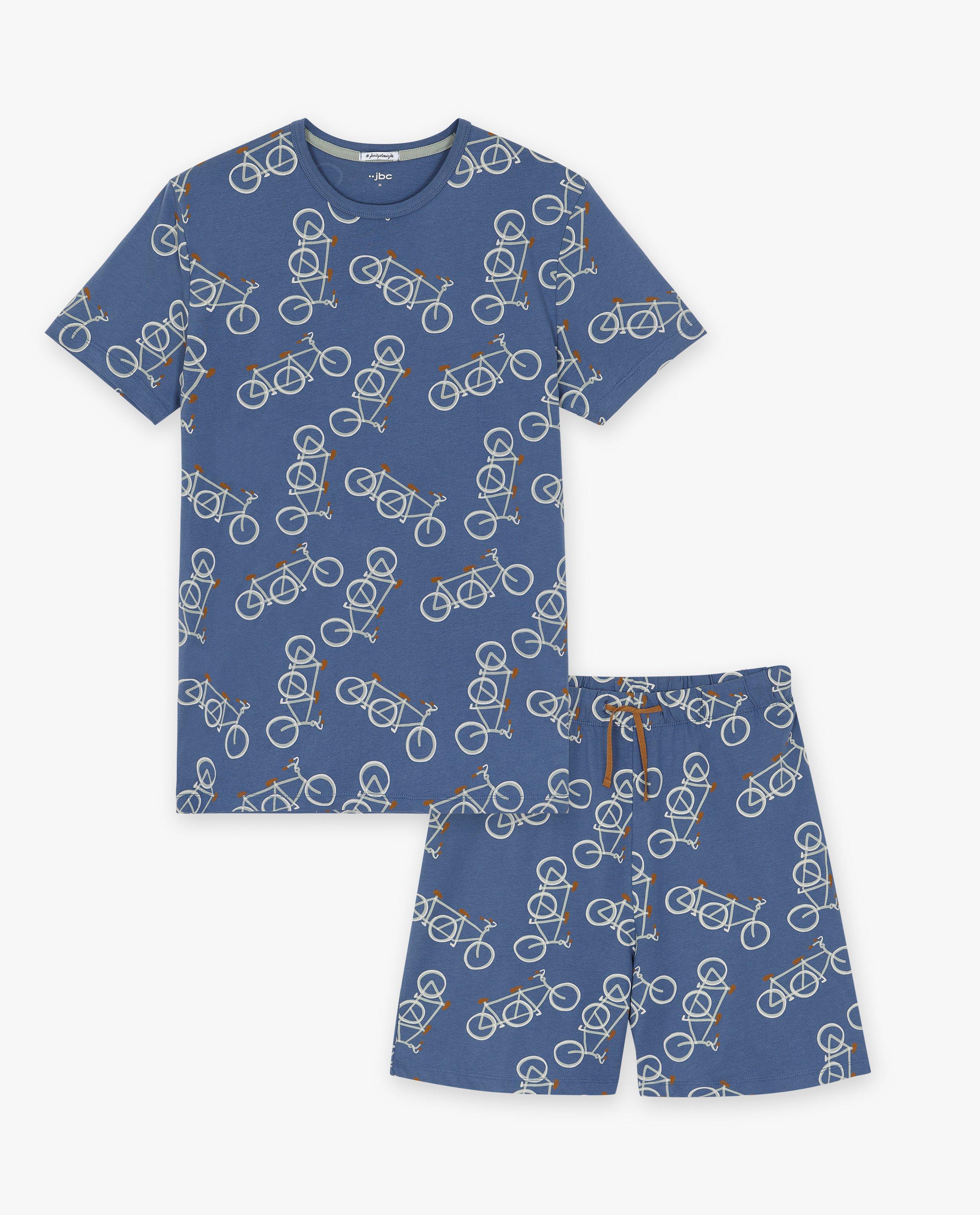 Nachtkleding - Pyjama met tandemprint, heren