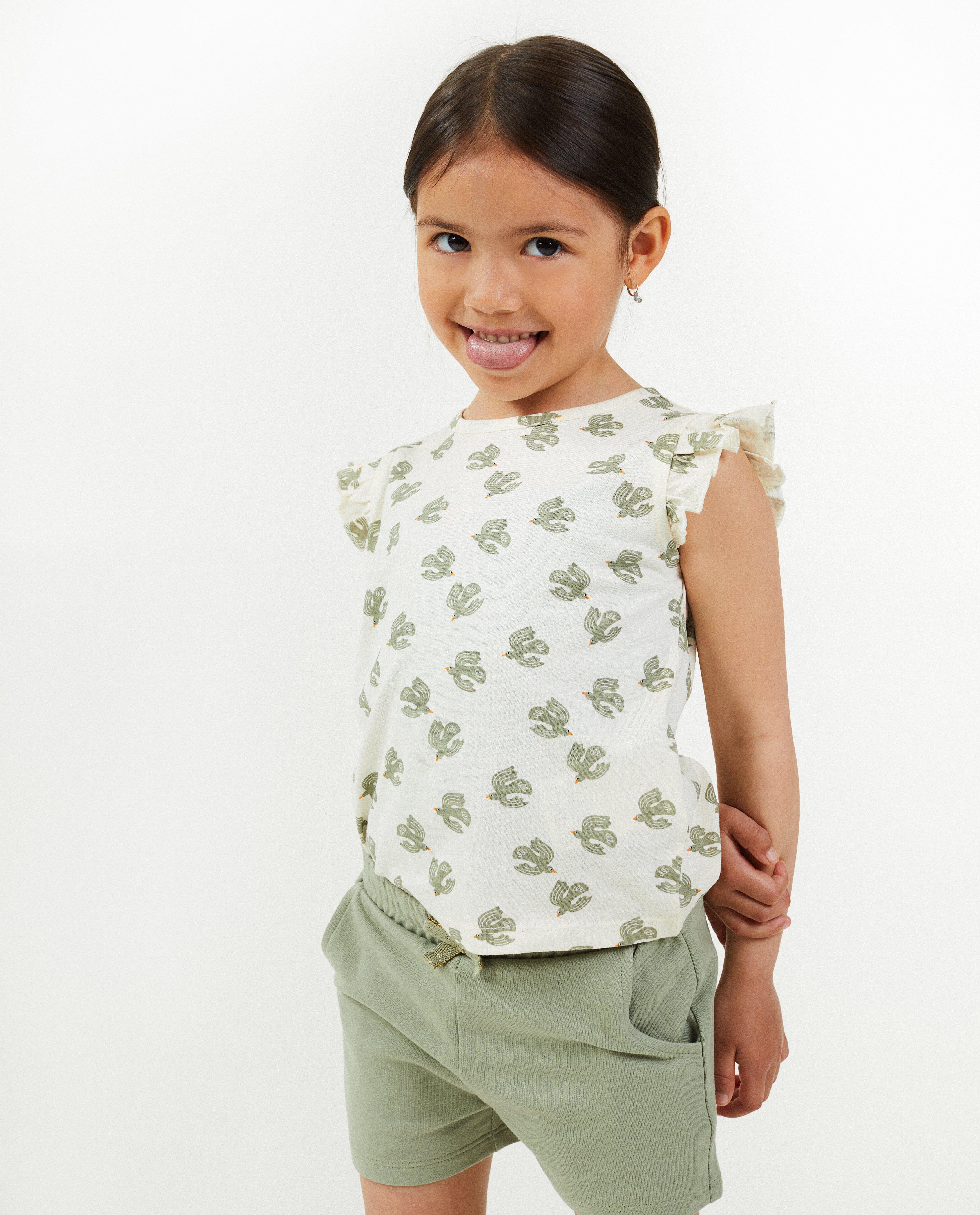 T-shirts - T-shirt met vogelprint