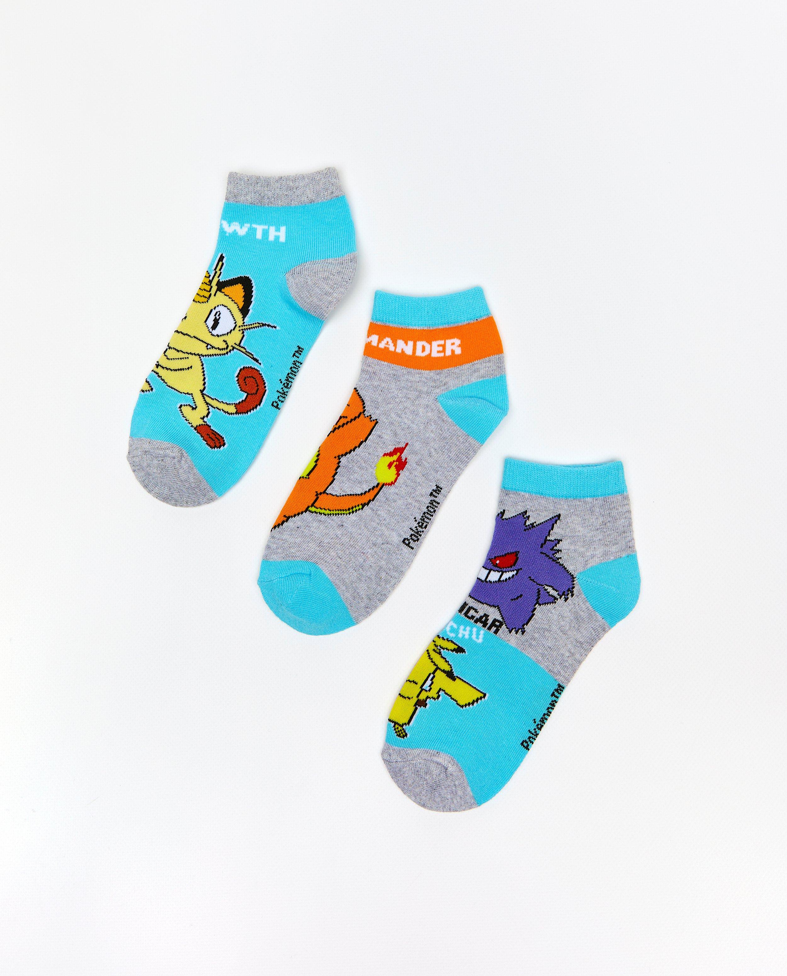 Lot de 3 paires de chaussettes, Pokémon - null - Pokemon