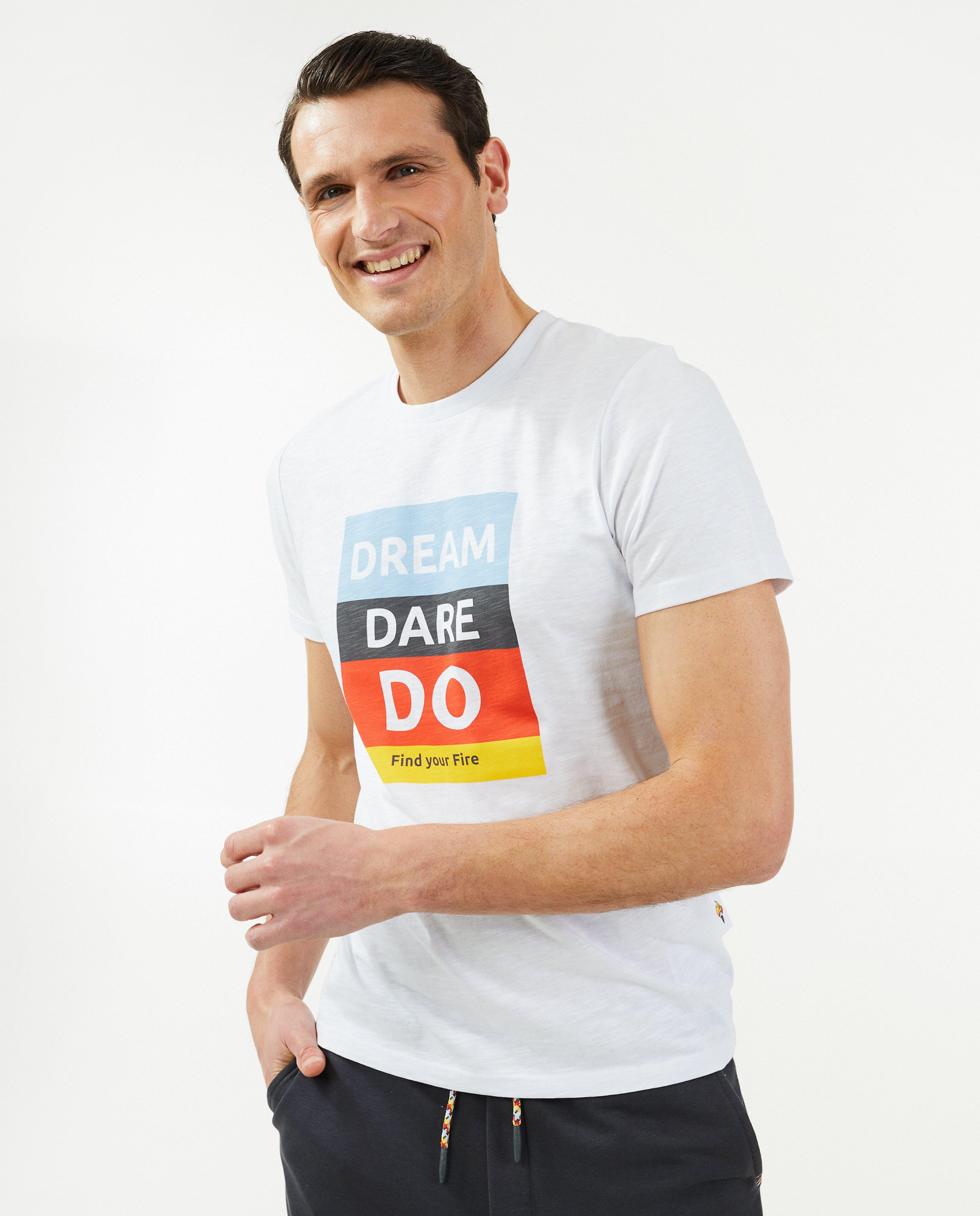 T-shirts - T-shirt Dream Dare Do, heren