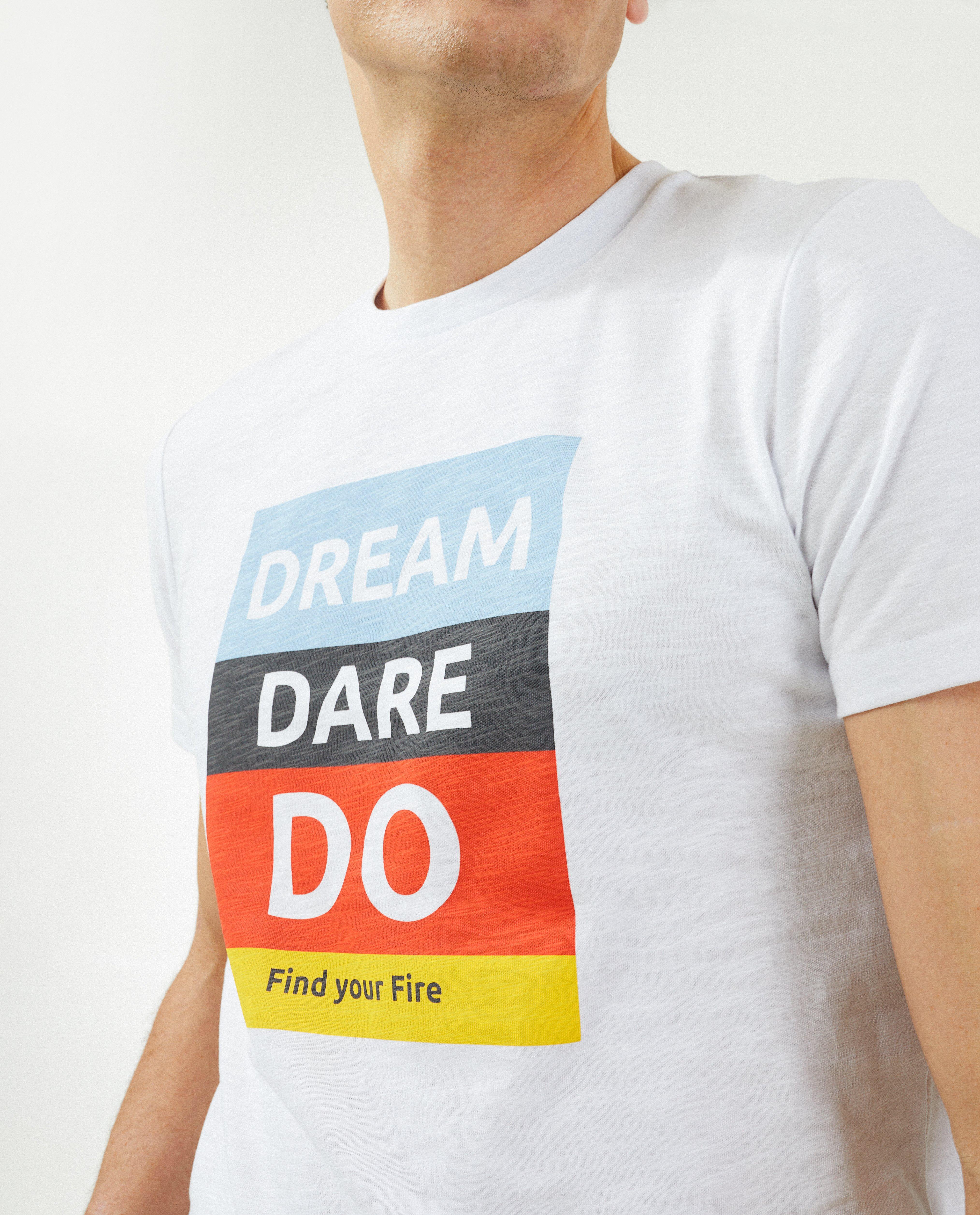 T-shirts - T-shirt Dream Dare Do, heren