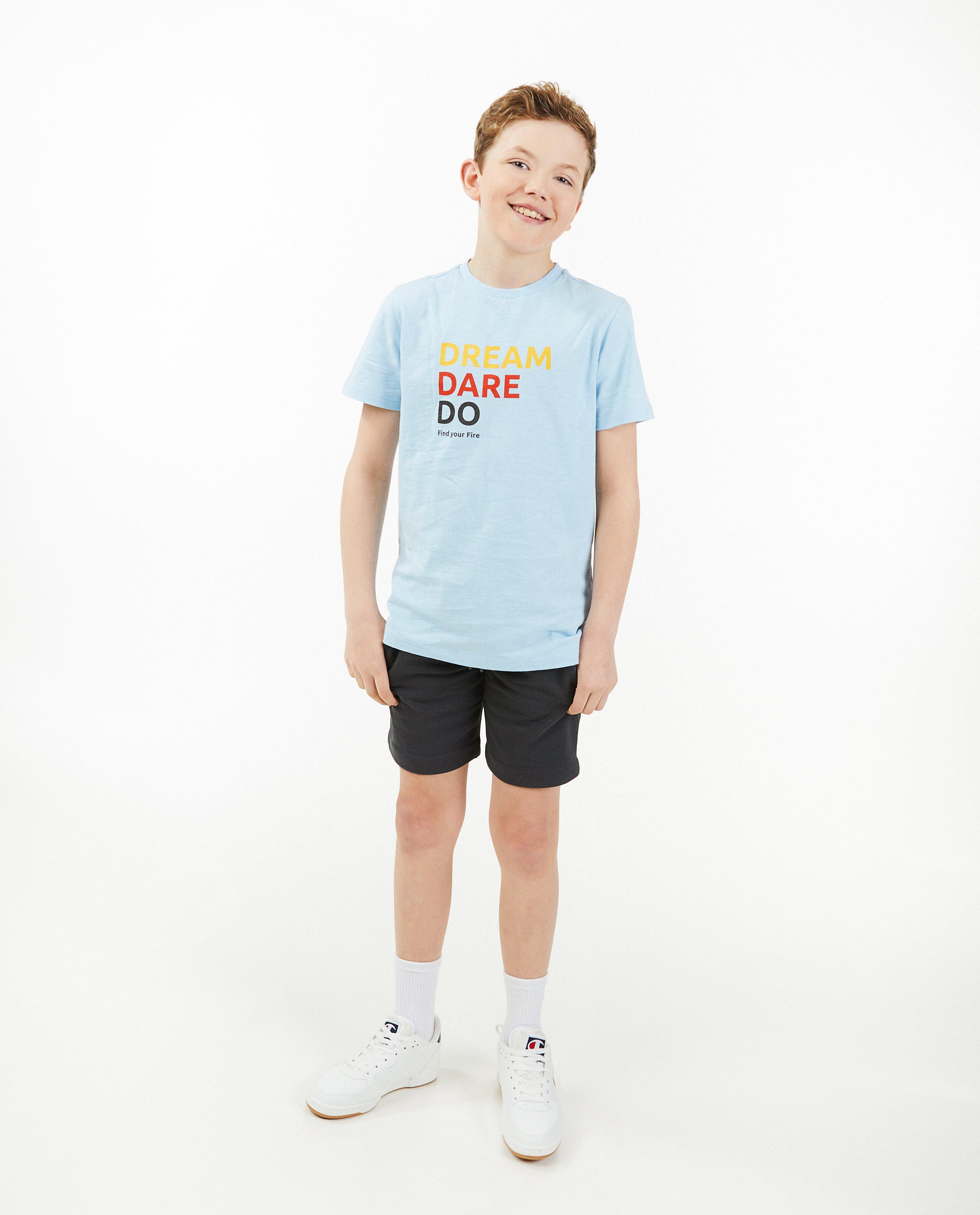 Donkergrijze short, 7-14 jaar - null - Special Olympics Belgium