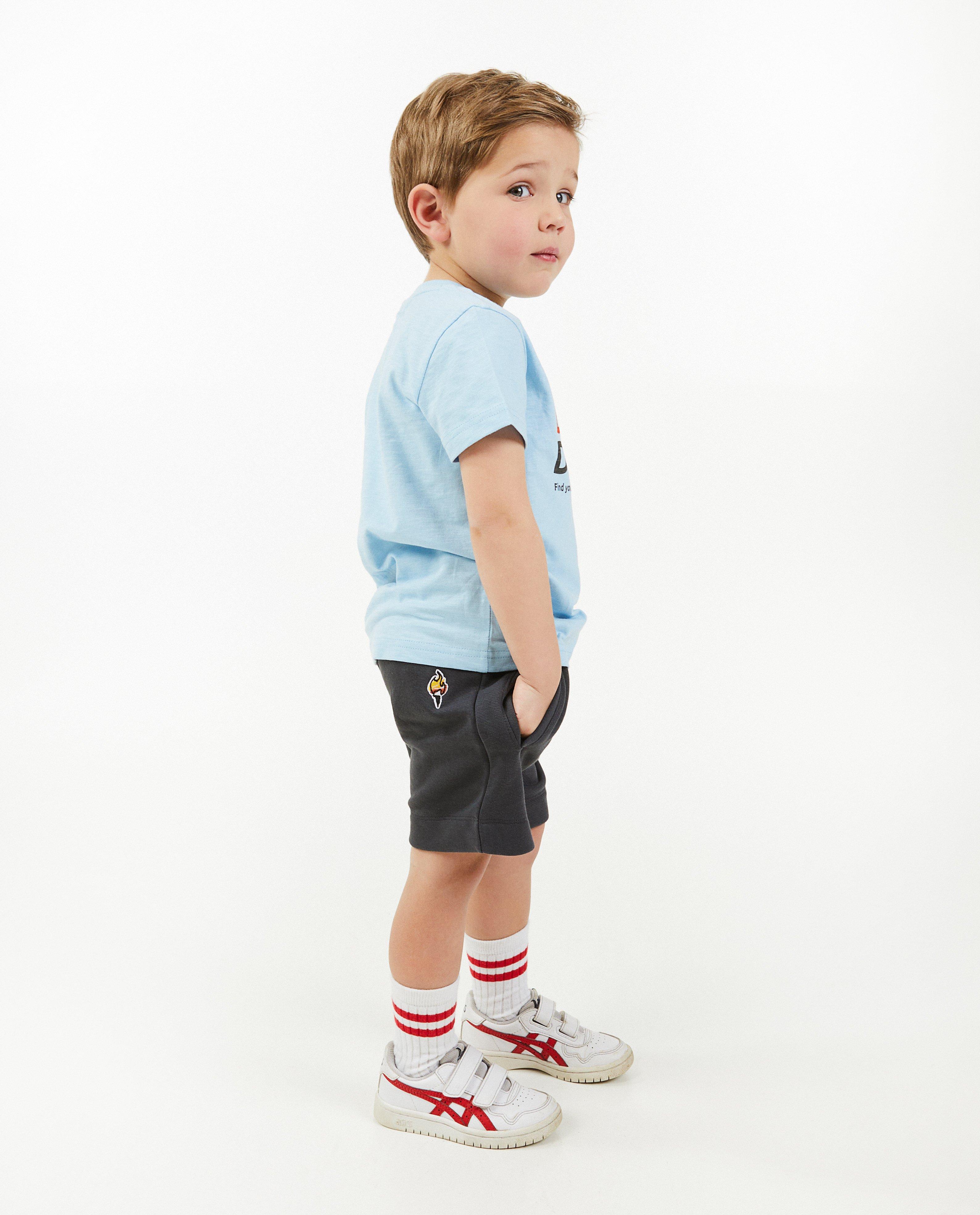 Donkergrijze short, 2-7 jaar - null - Special Olympics Belgium