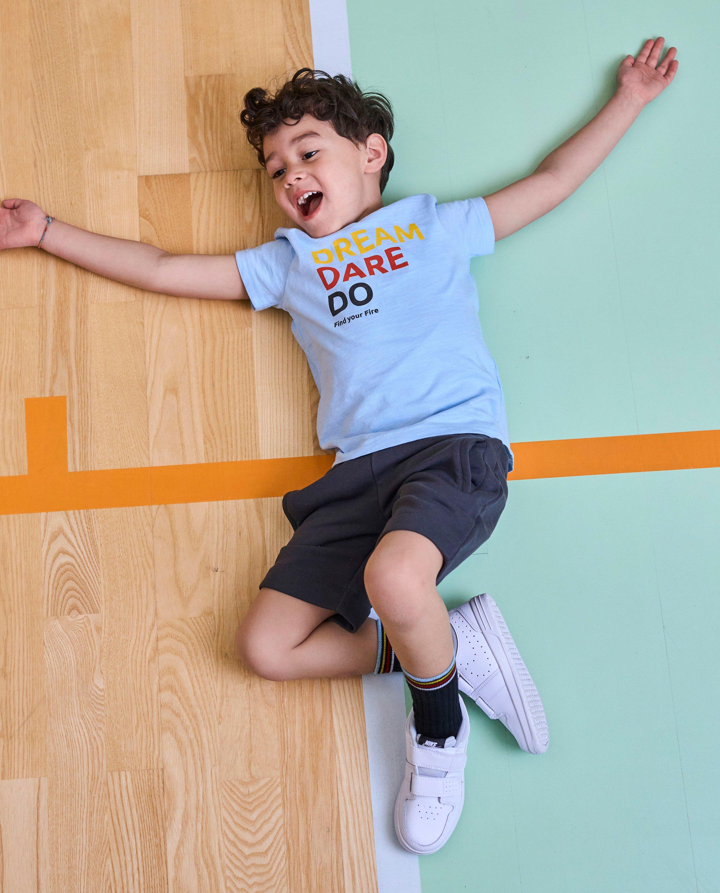 Shorten - Donkergrijze short, 2-7 jaar