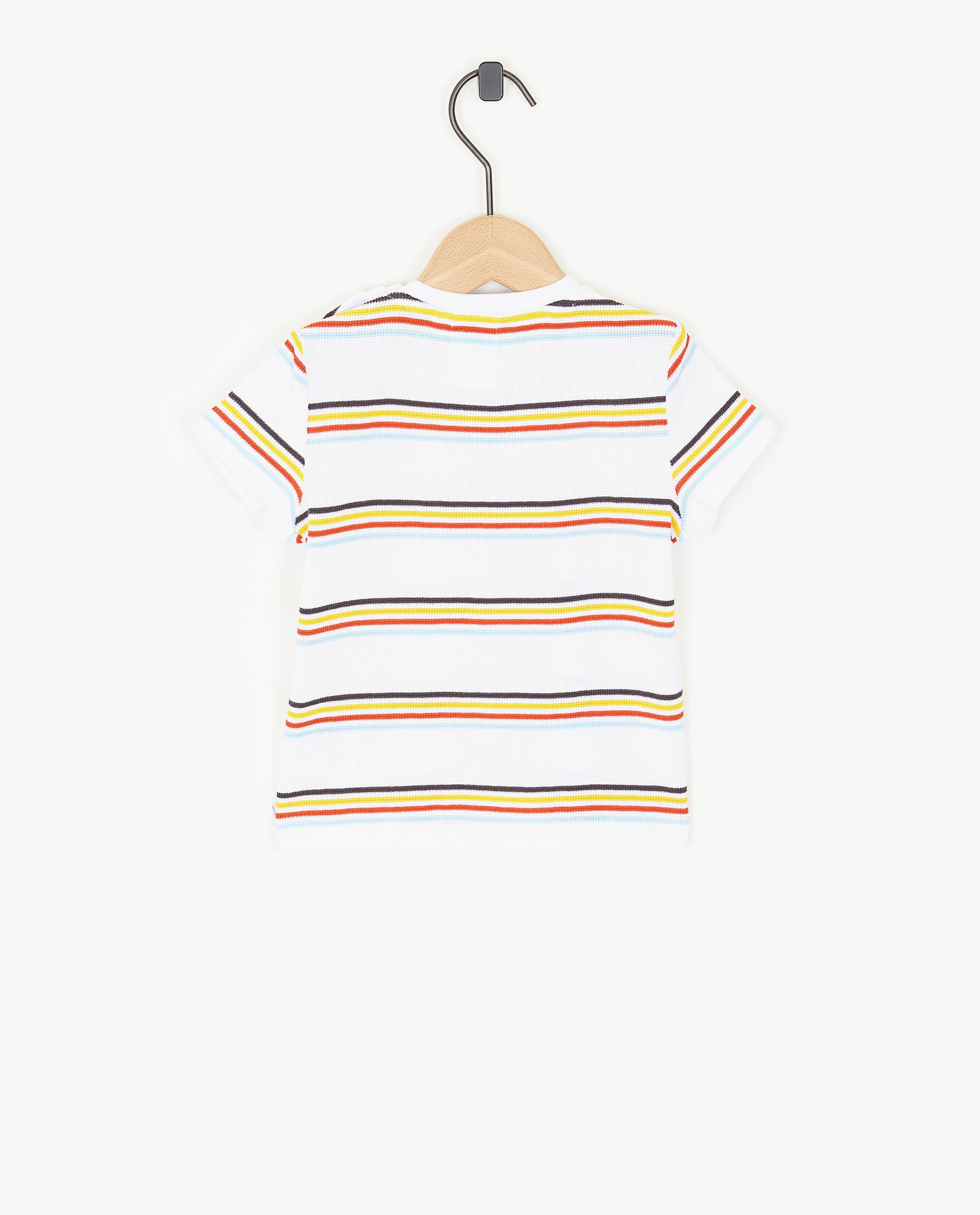 T-shirts - T-shirt met wafelpatroon, baby