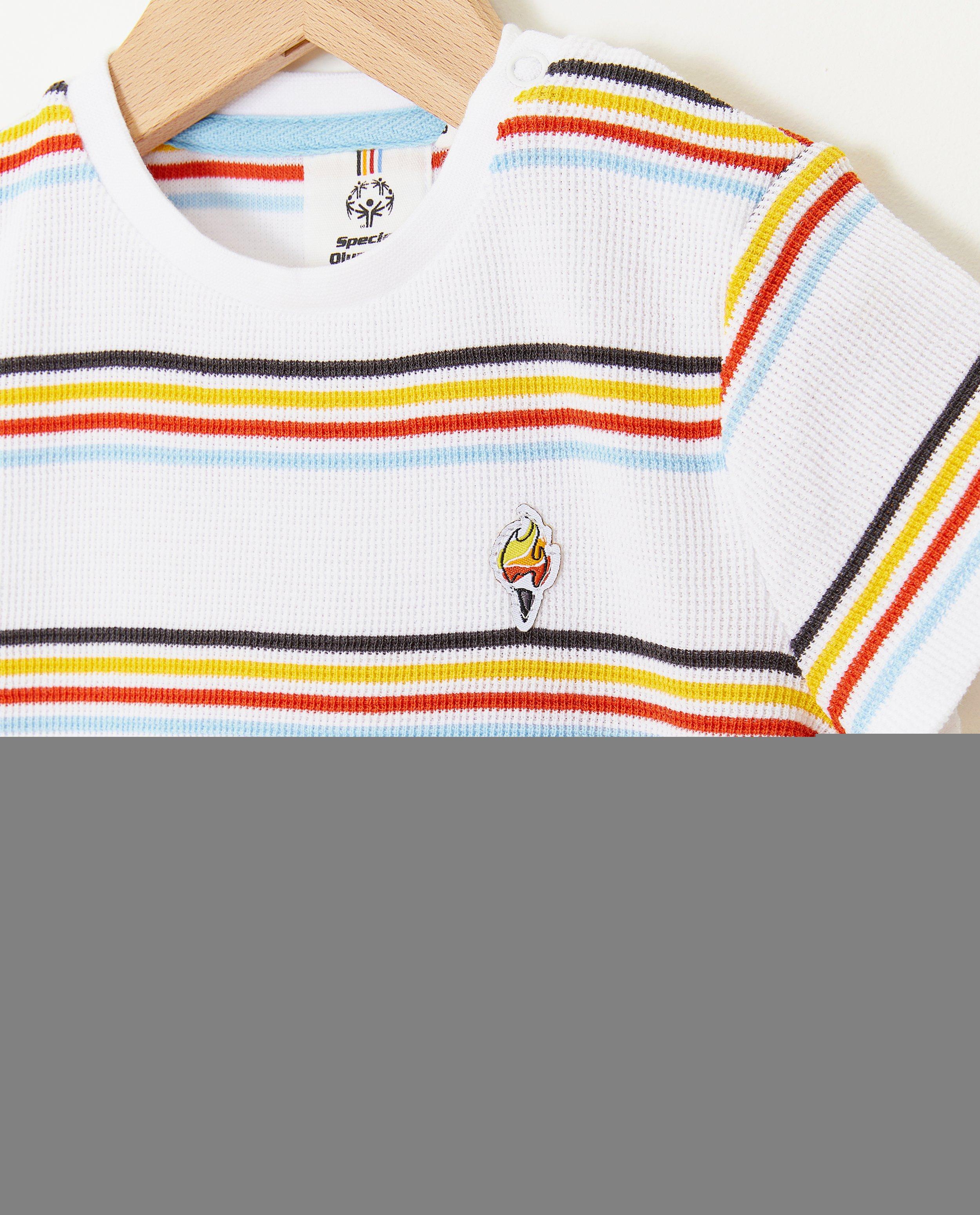 T-shirts - T-shirt met wafelpatroon, baby