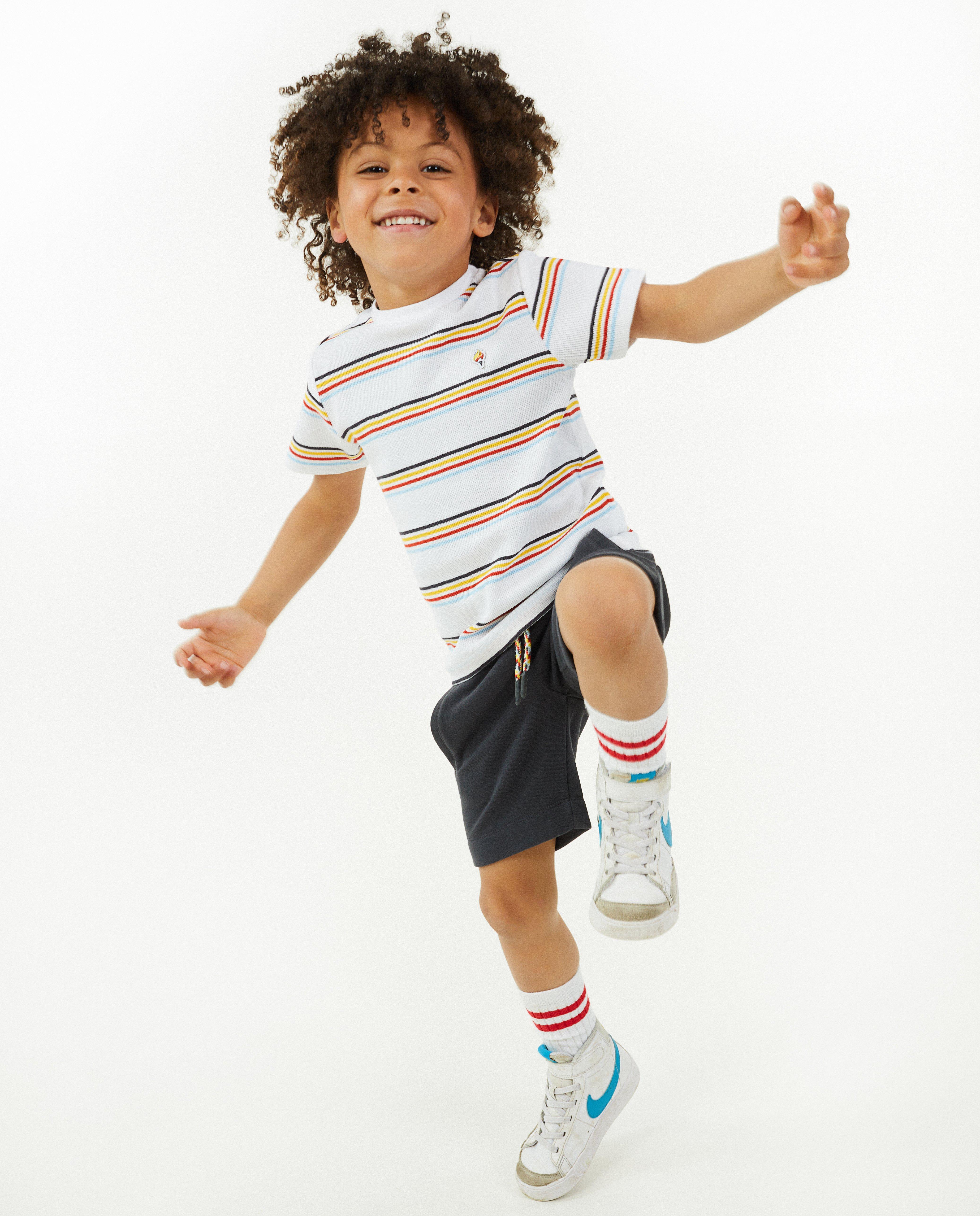 T-shirt met wafelpatroon, 2-7 jaar - null - Special Olympics Belgium