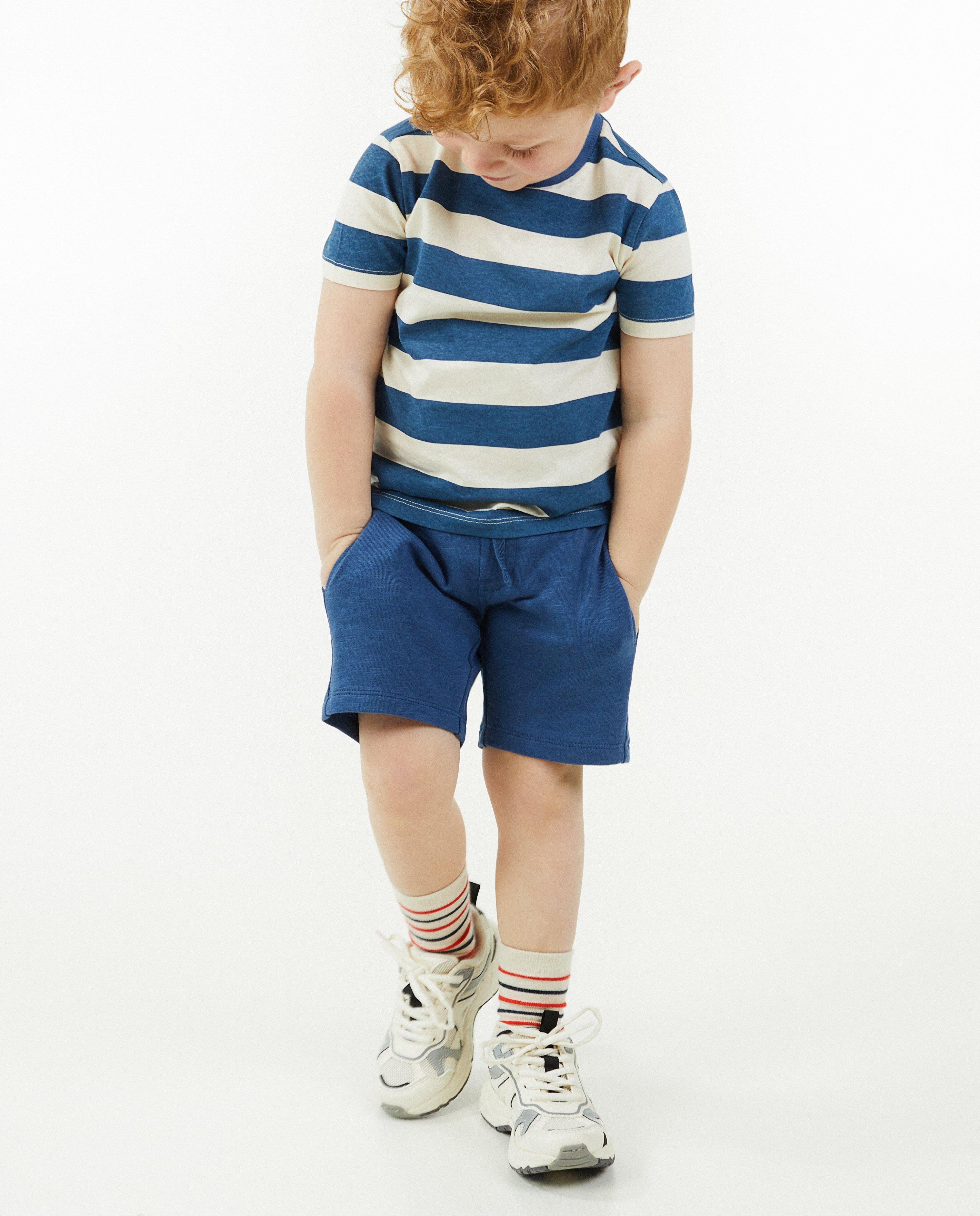 Shorten - Beige short van sweatstof