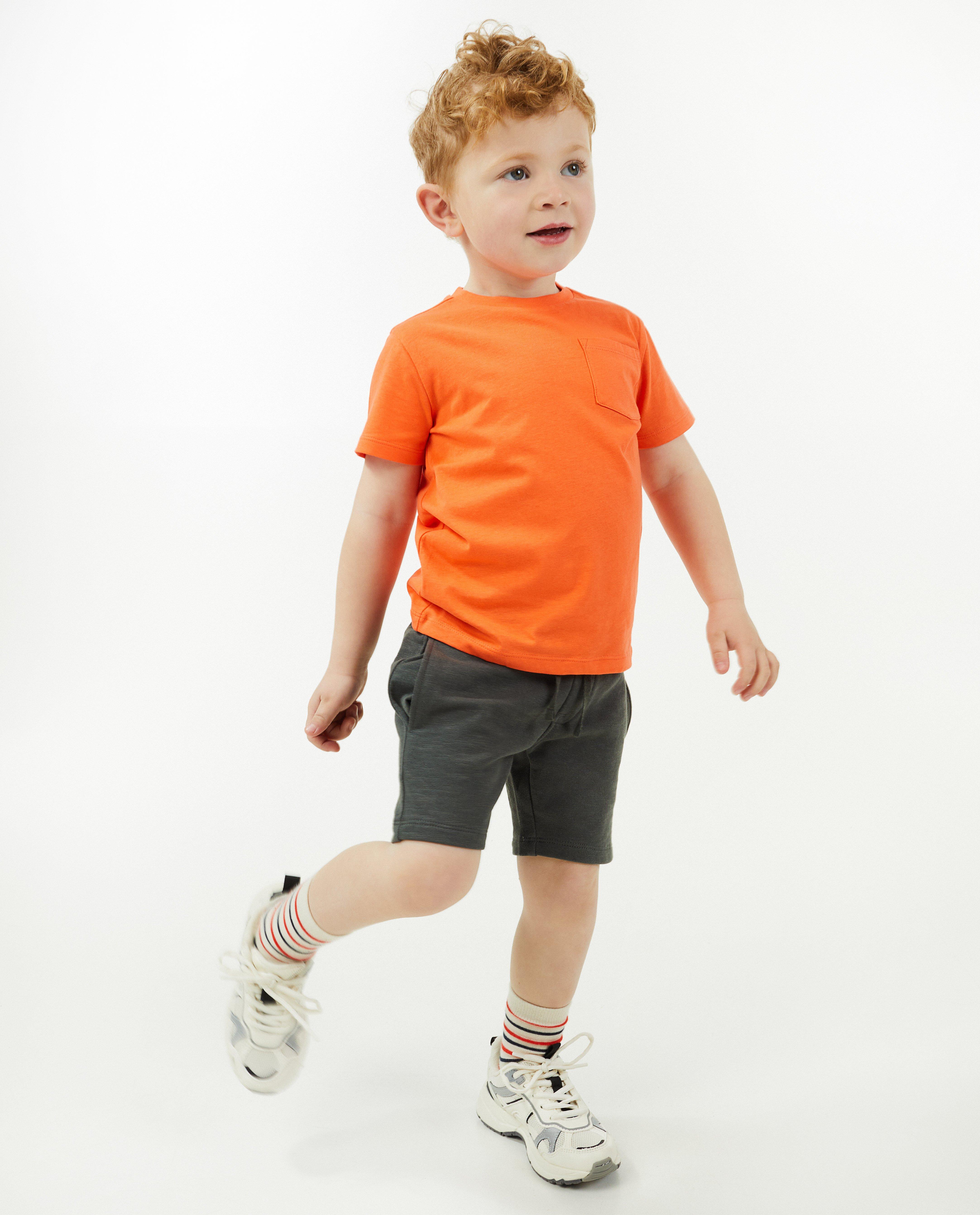 Blauwe short van sweatstof - null - Besties
