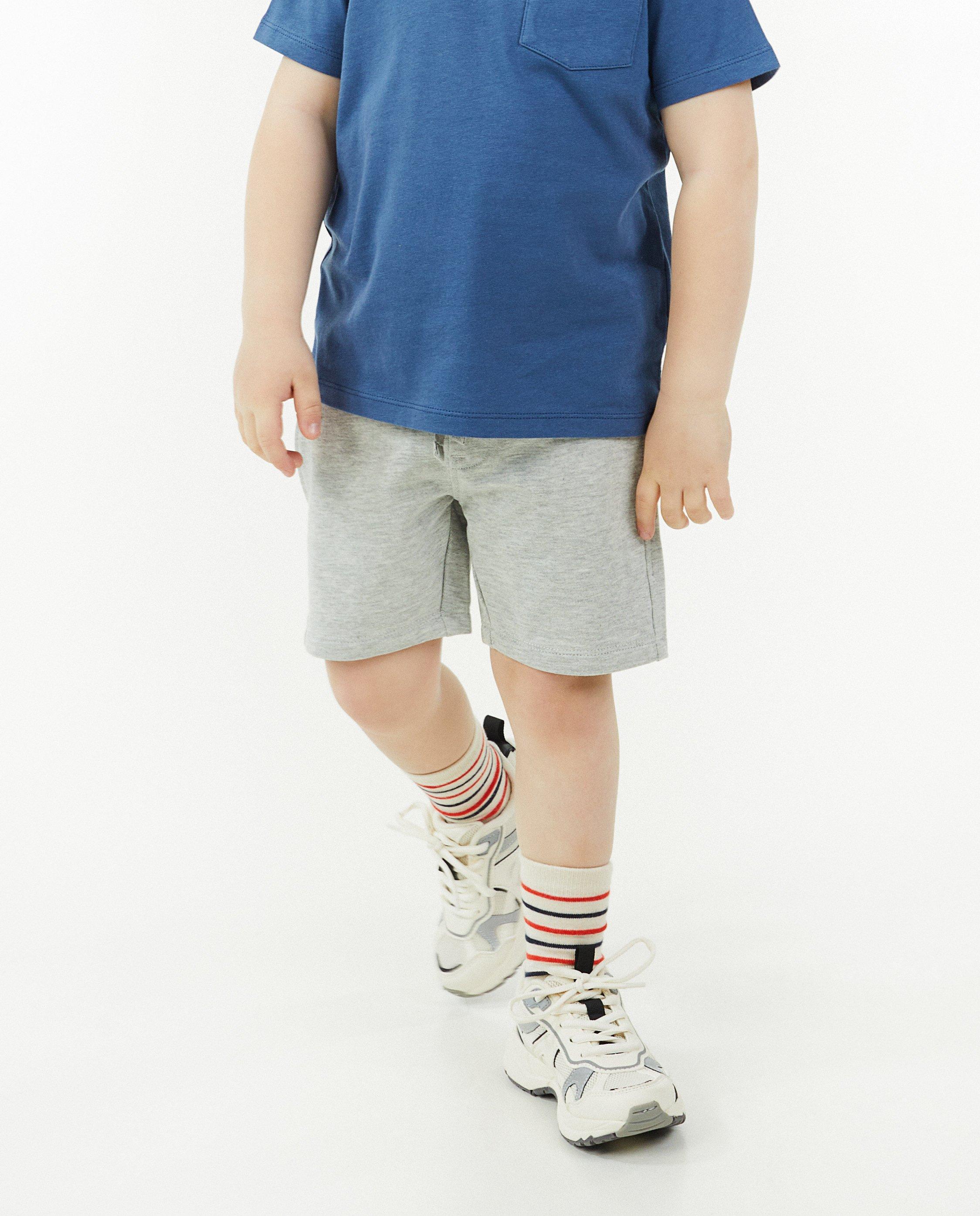 Shorten - Beige short van sweatstof