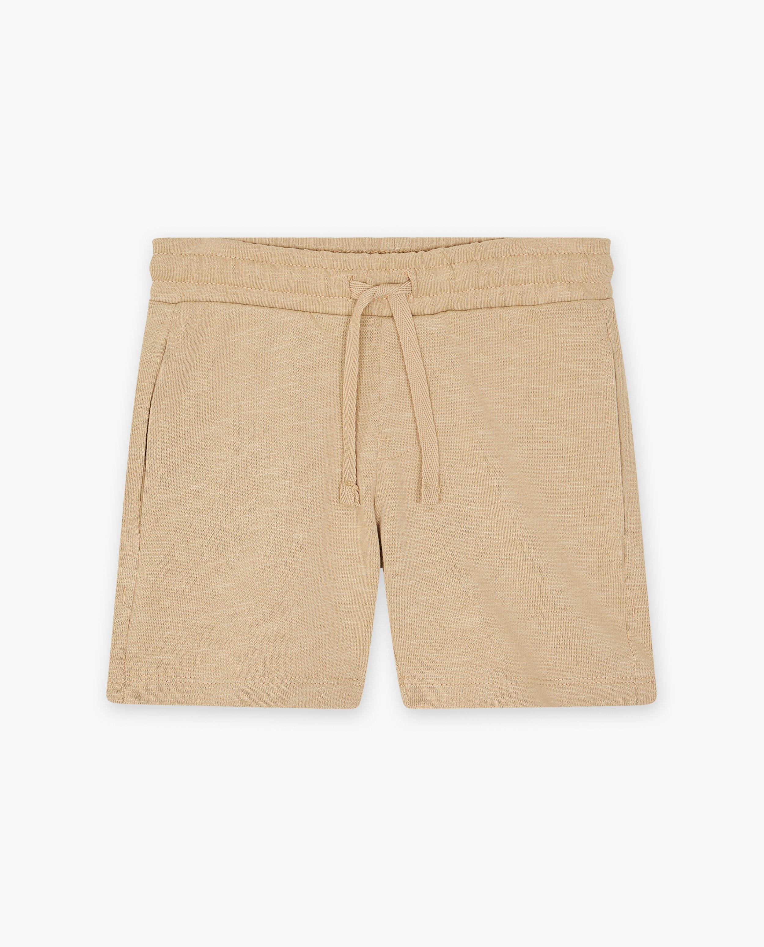 Shorten - Beige short van sweatstof