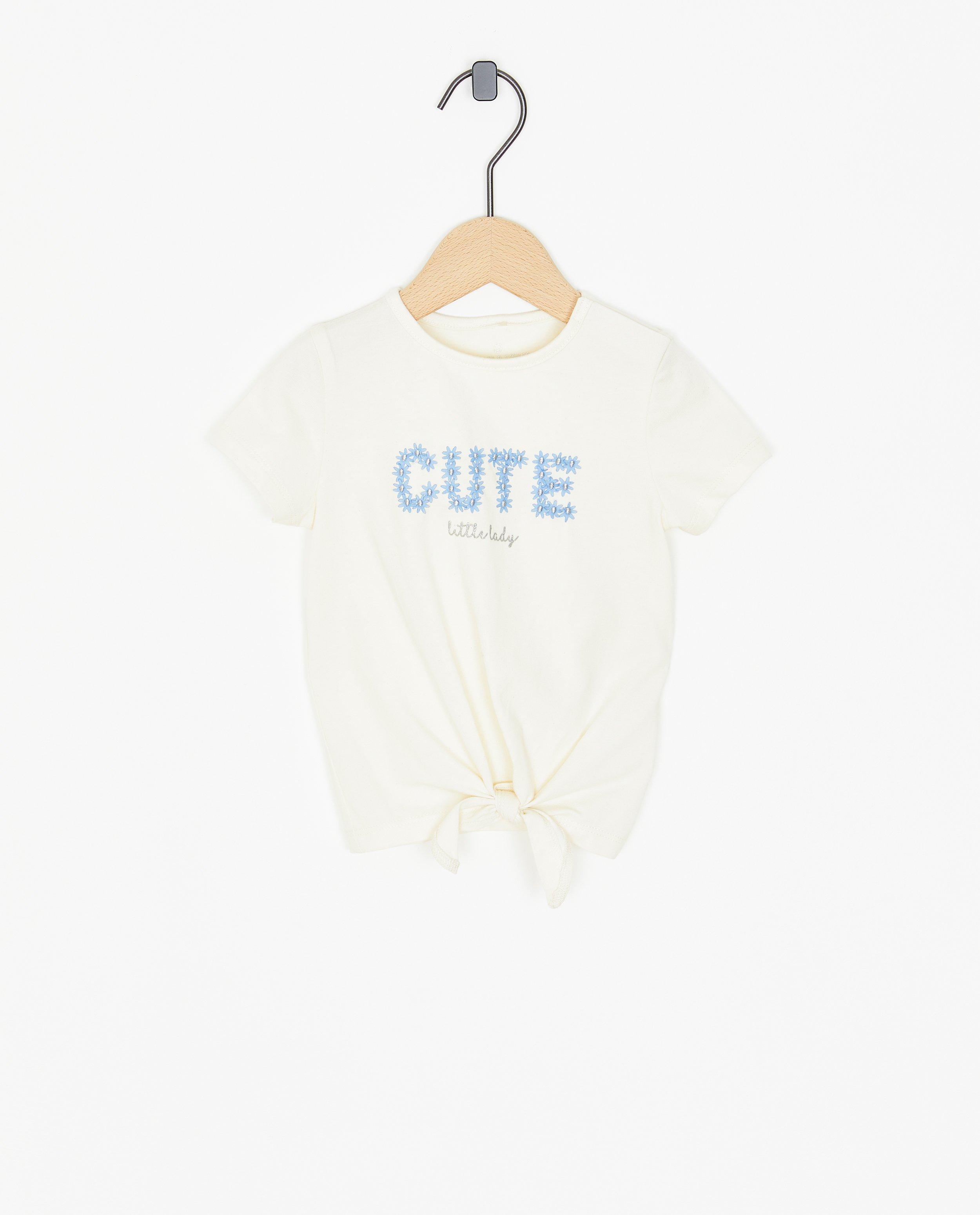 T-shirt met kersen in mesh - null - Cuddles and Smiles