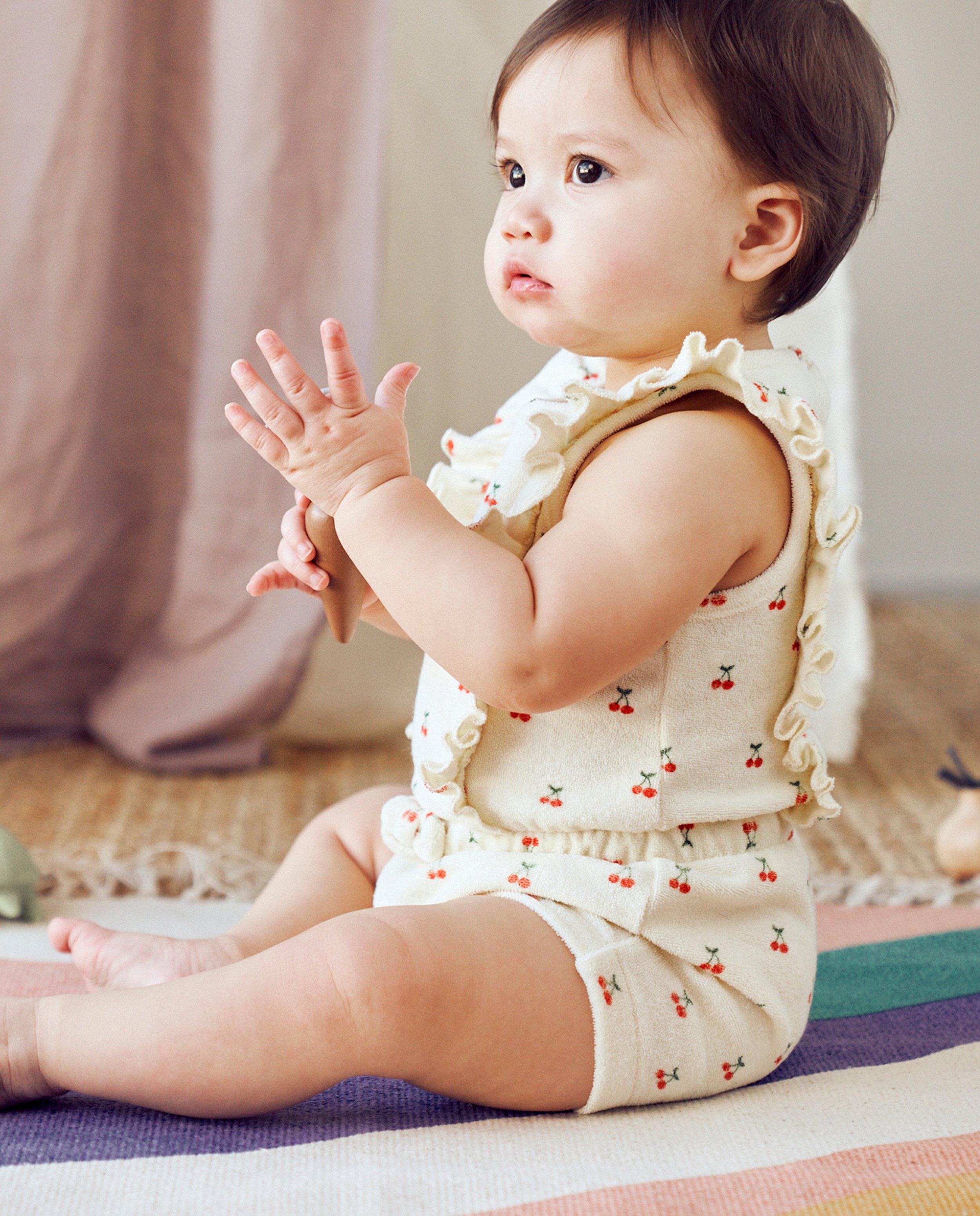 Jumpsuit met kersenprint - null - Cuddles and Smiles