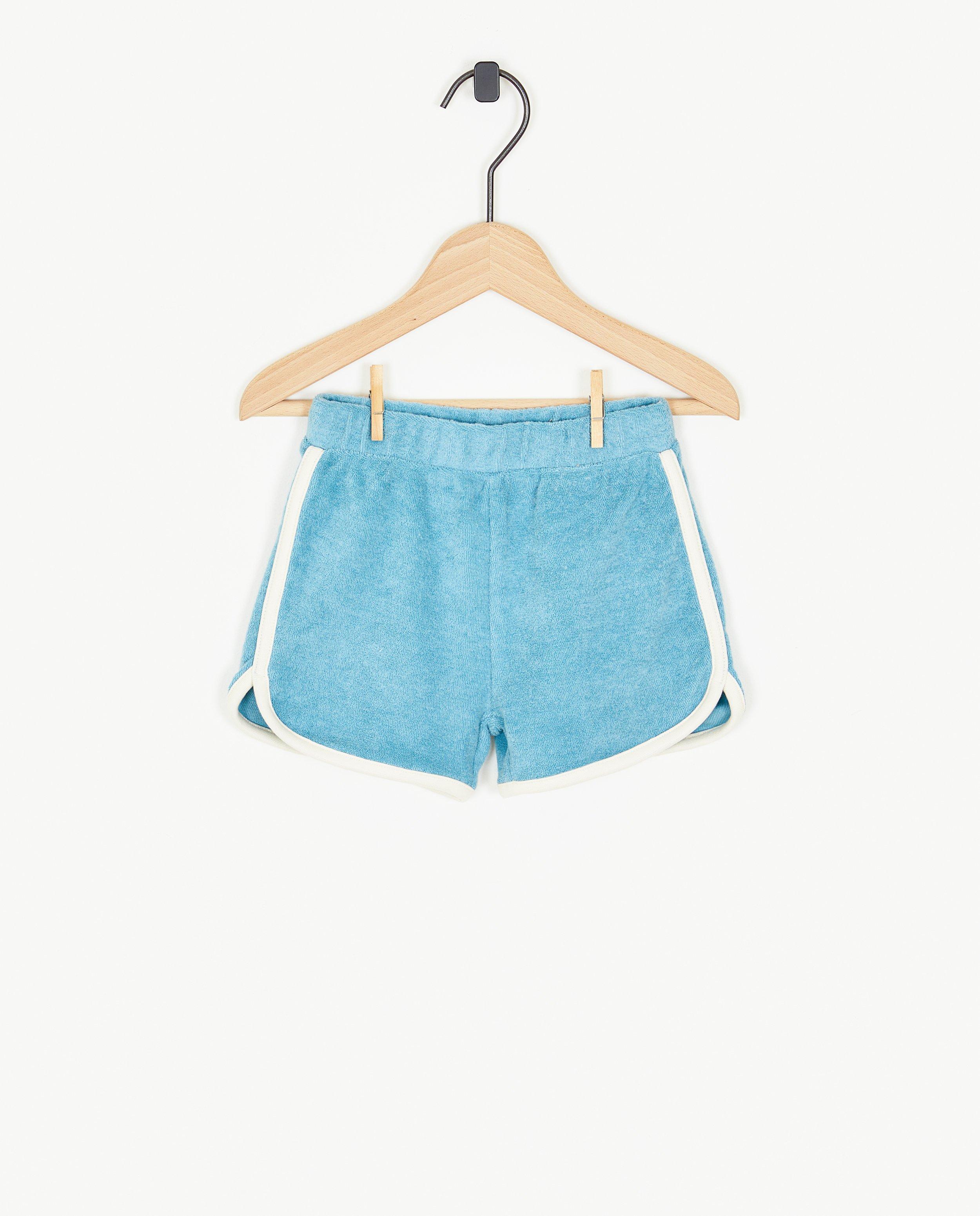 Blauwe short van spons - null - Cuddles and Smiles
