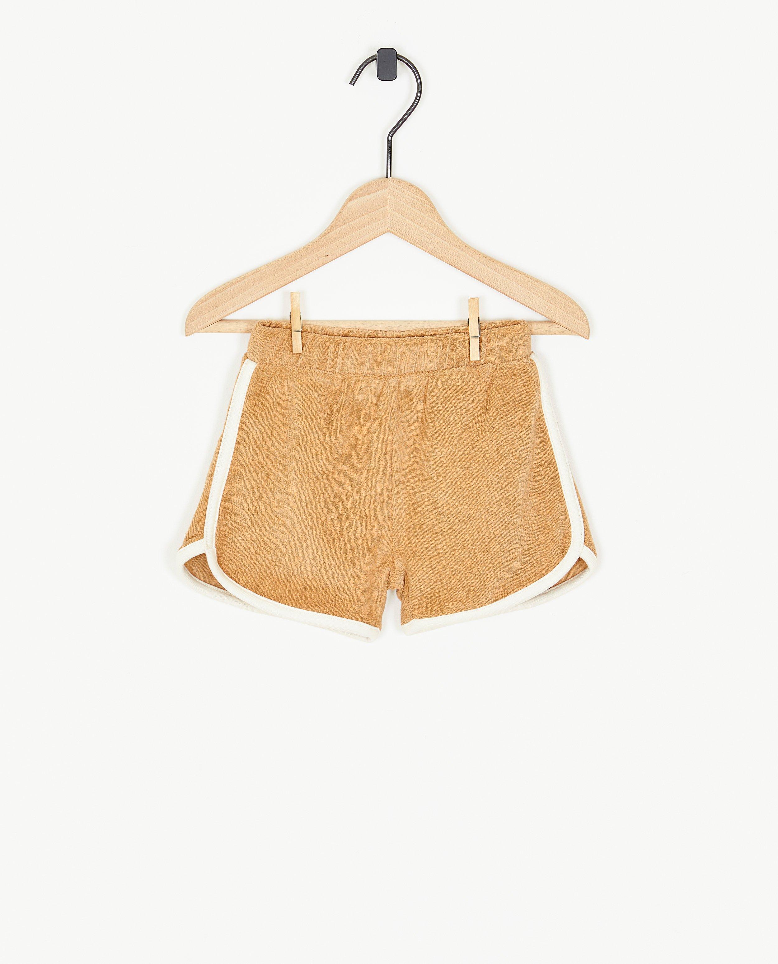 Shorten - Bruine short van spons