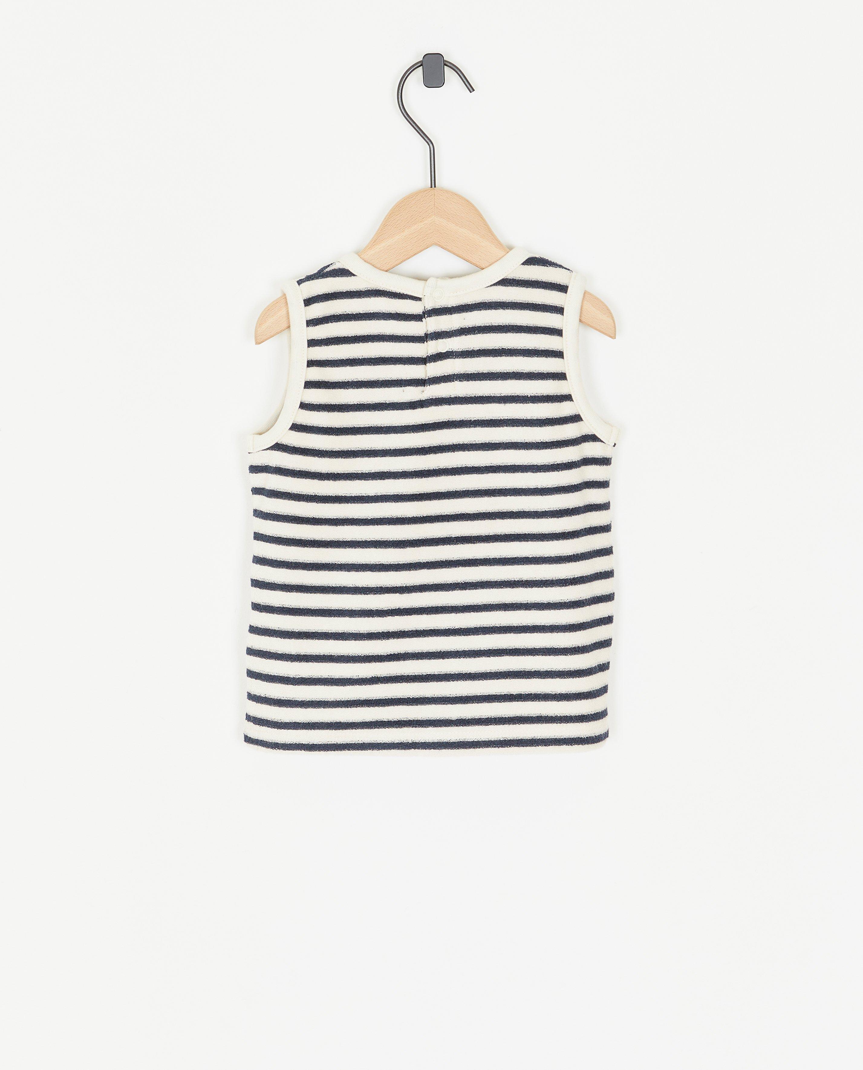T-shirts - Gestreepte top van spons