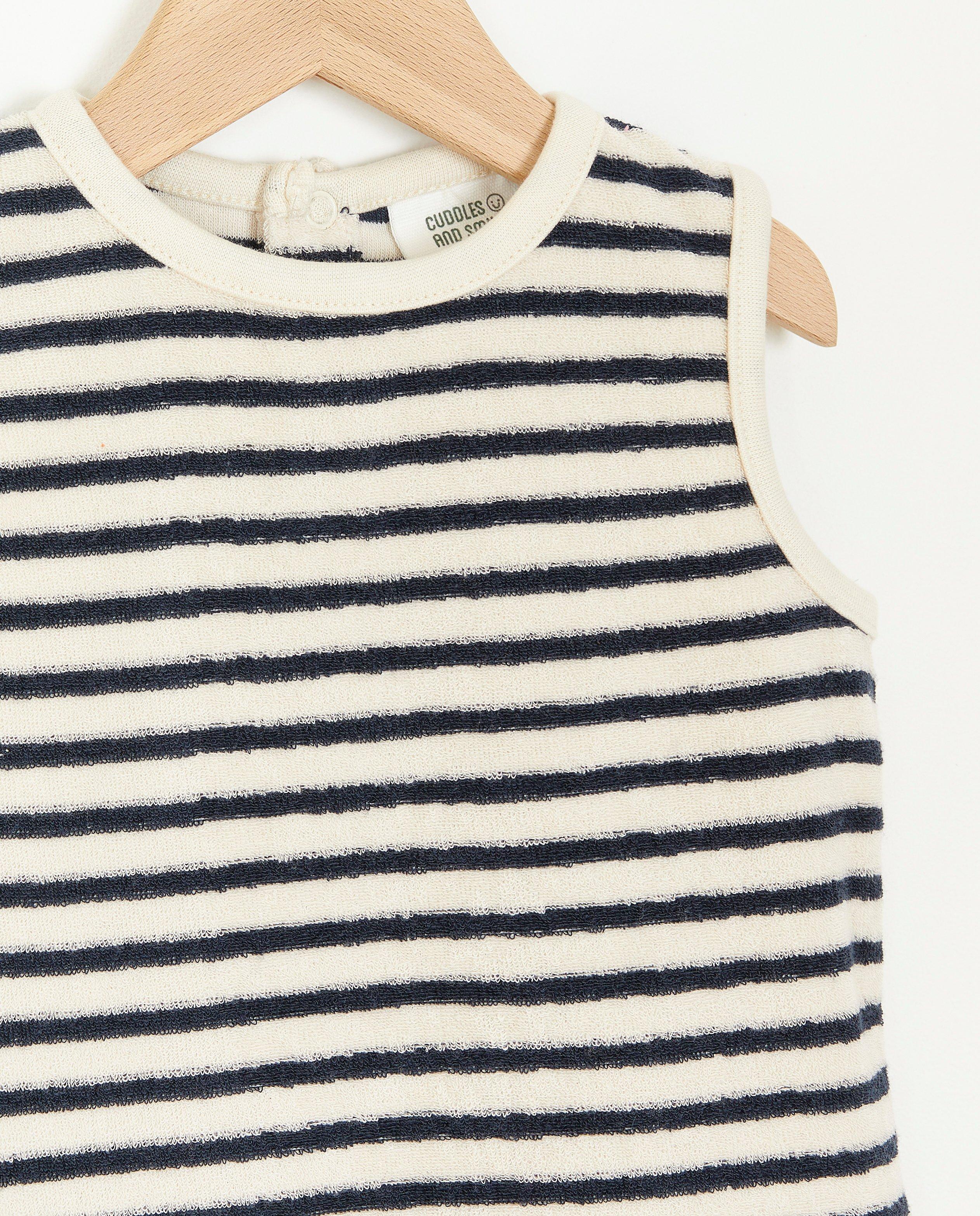 T-shirts - Gestreepte top van spons