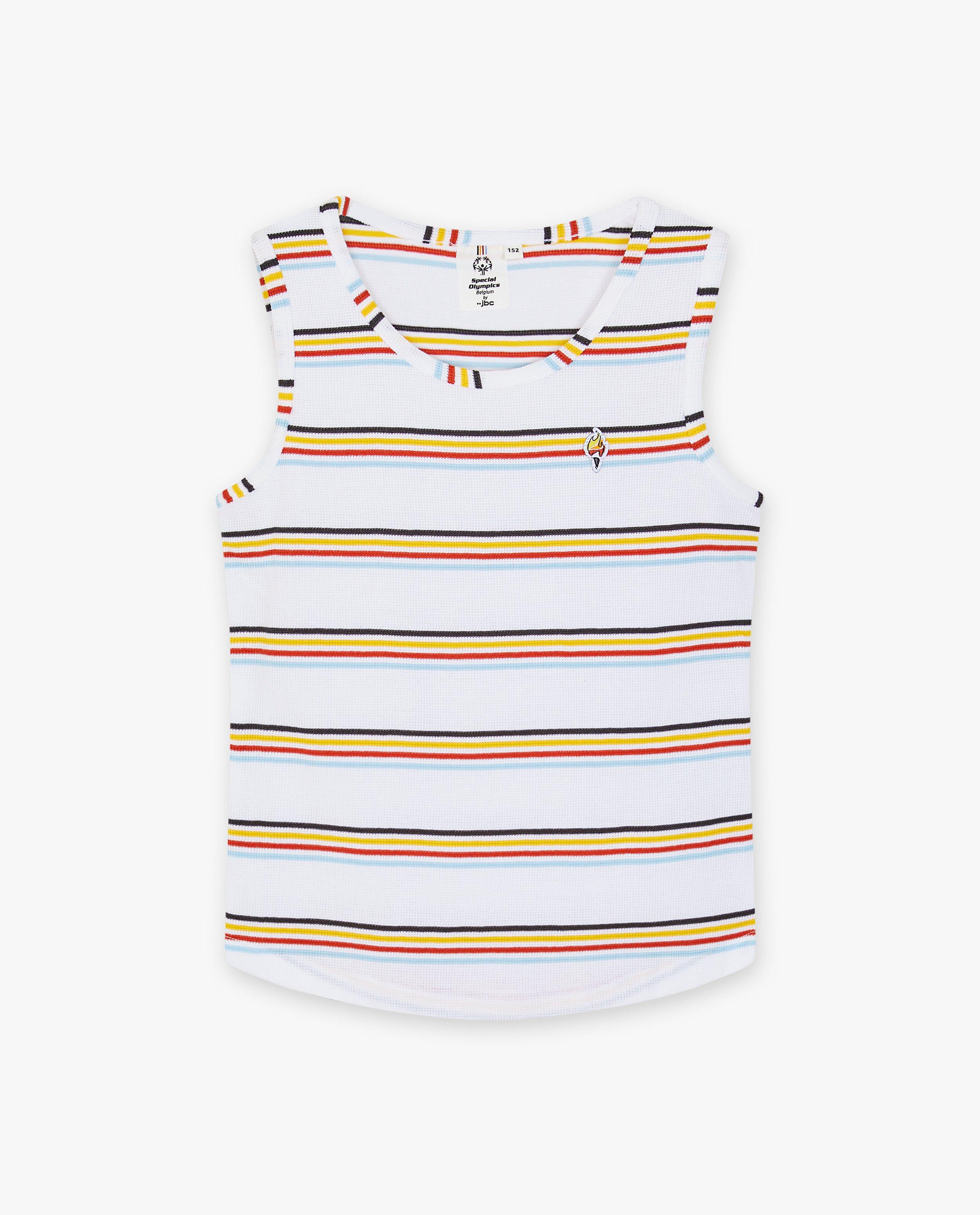 T-shirts - Top met wafelpatroon