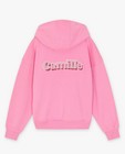 Sweaters - Roze sweatvest met kap, XXS-XL