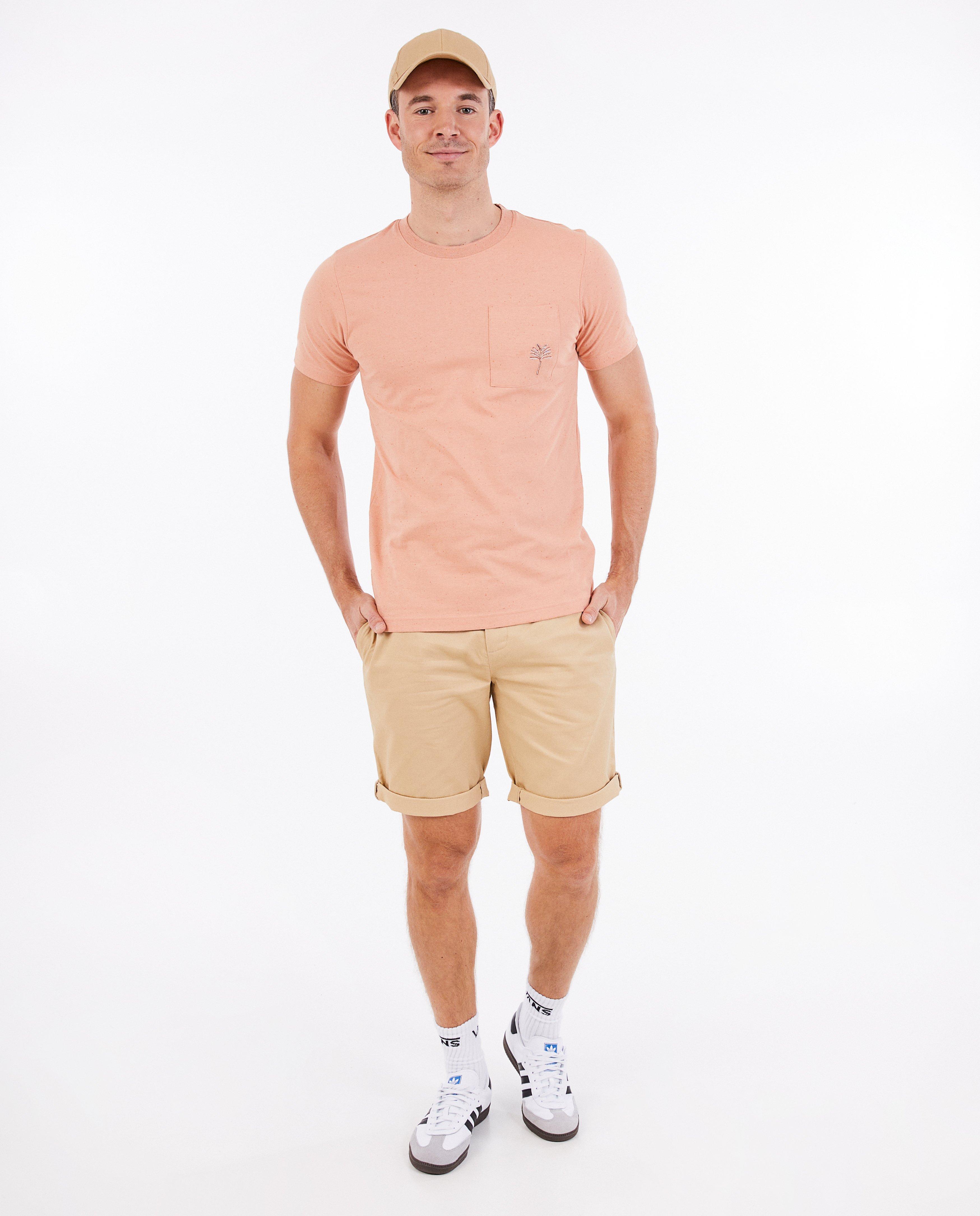 Short met structuur, chino fit - null - Quarterback