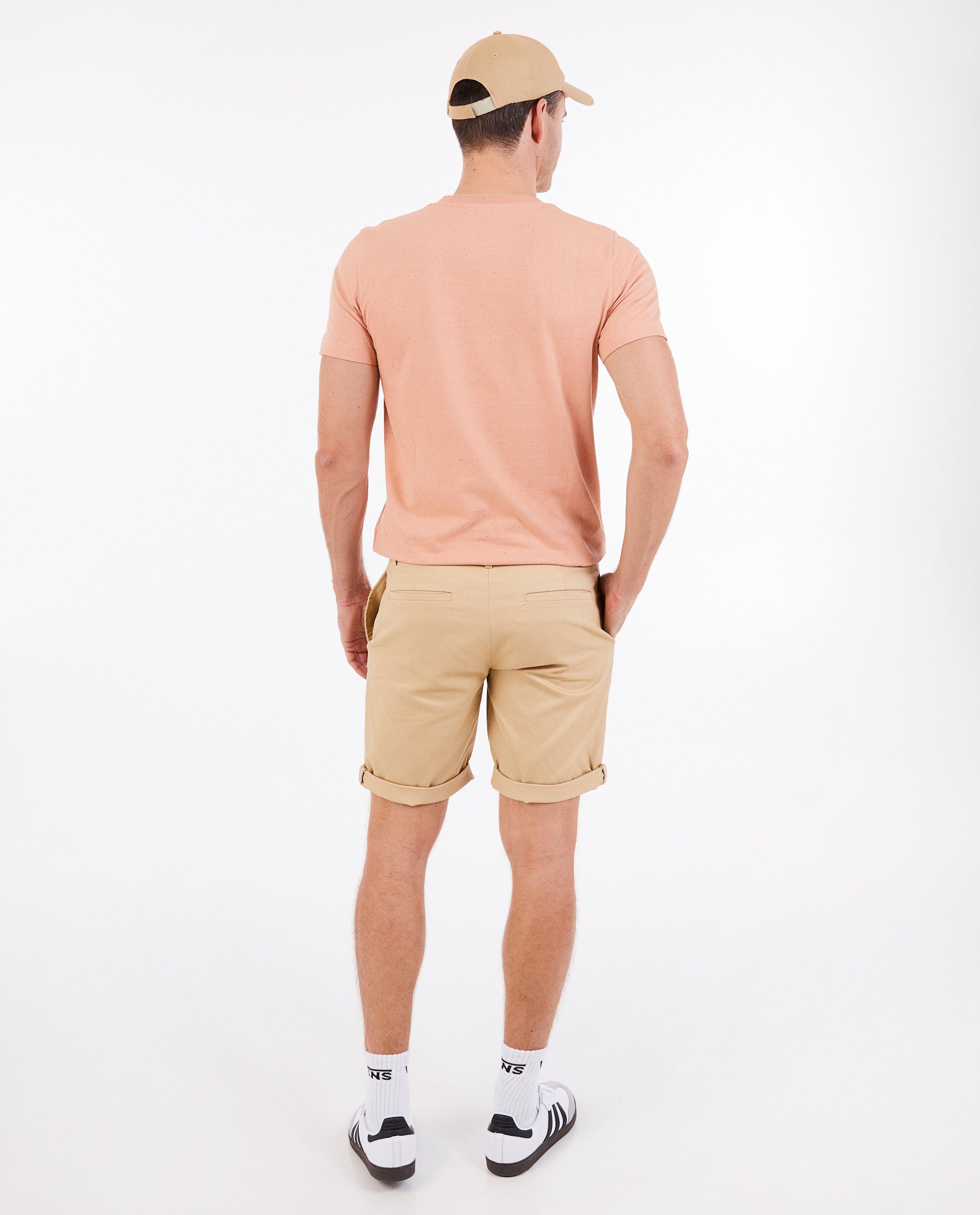Shorten - Short met structuur, chino fit