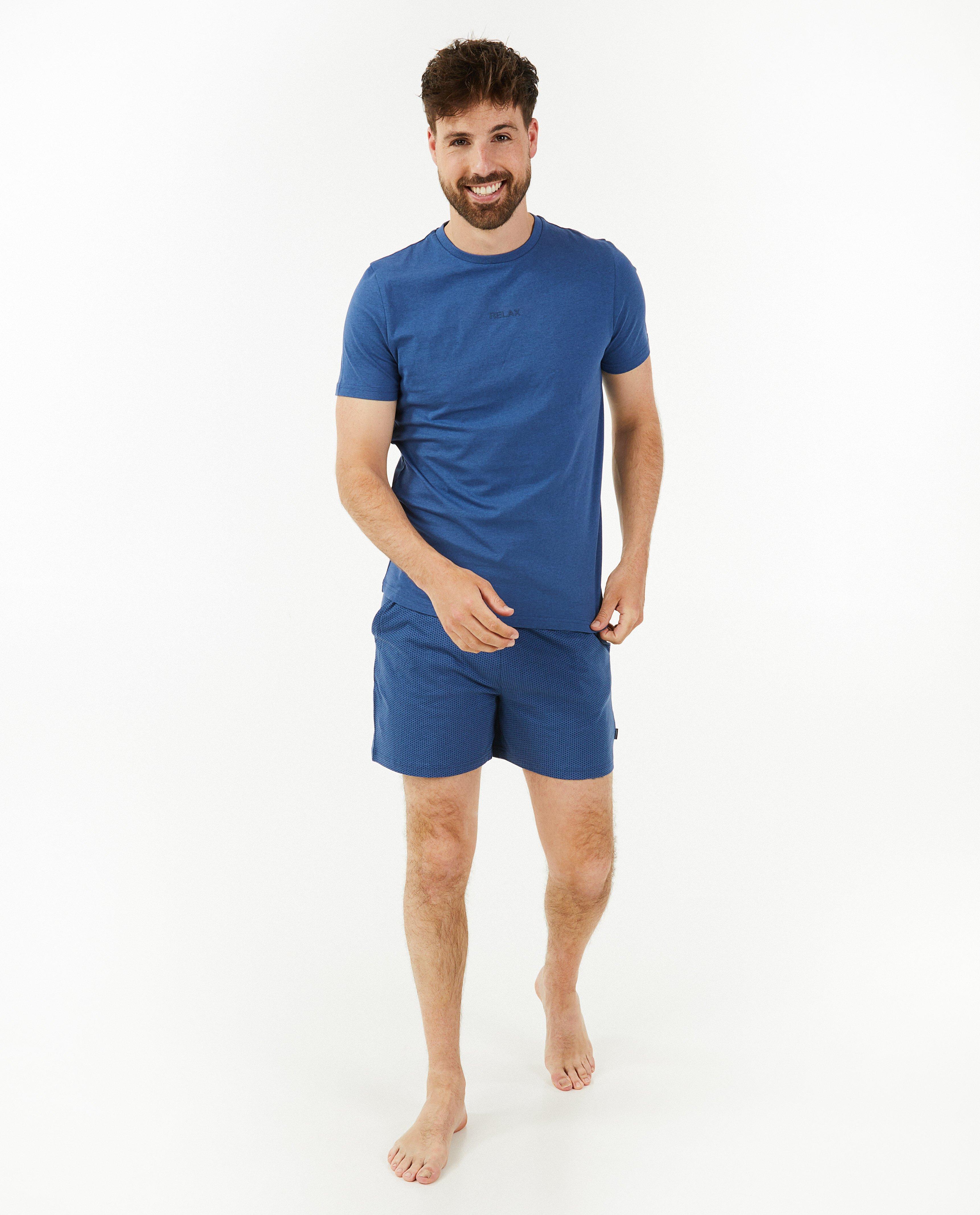 Nachtkleding - Pyjama met opschrift in reliëf