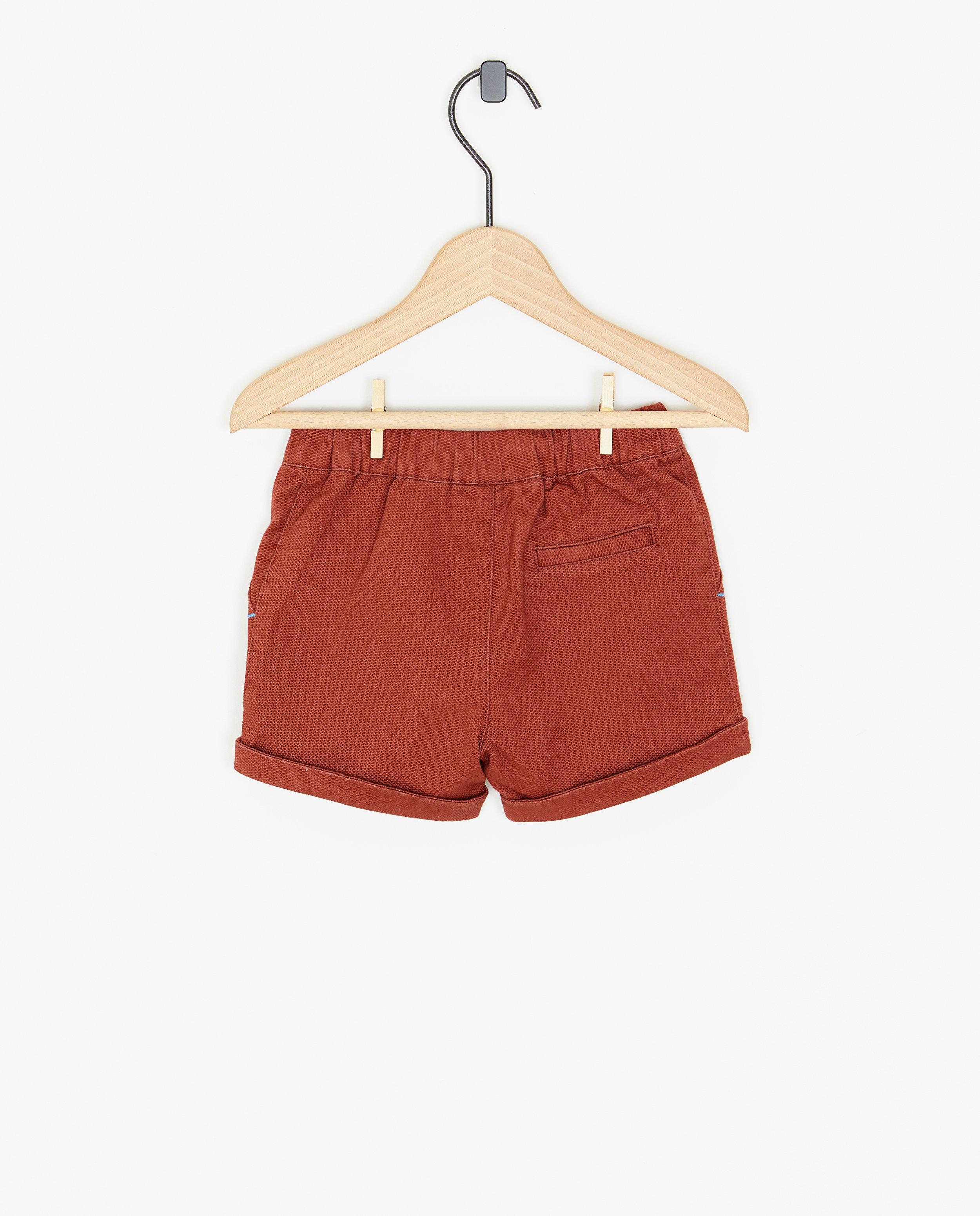 Shorten - Donkerrode short, baby