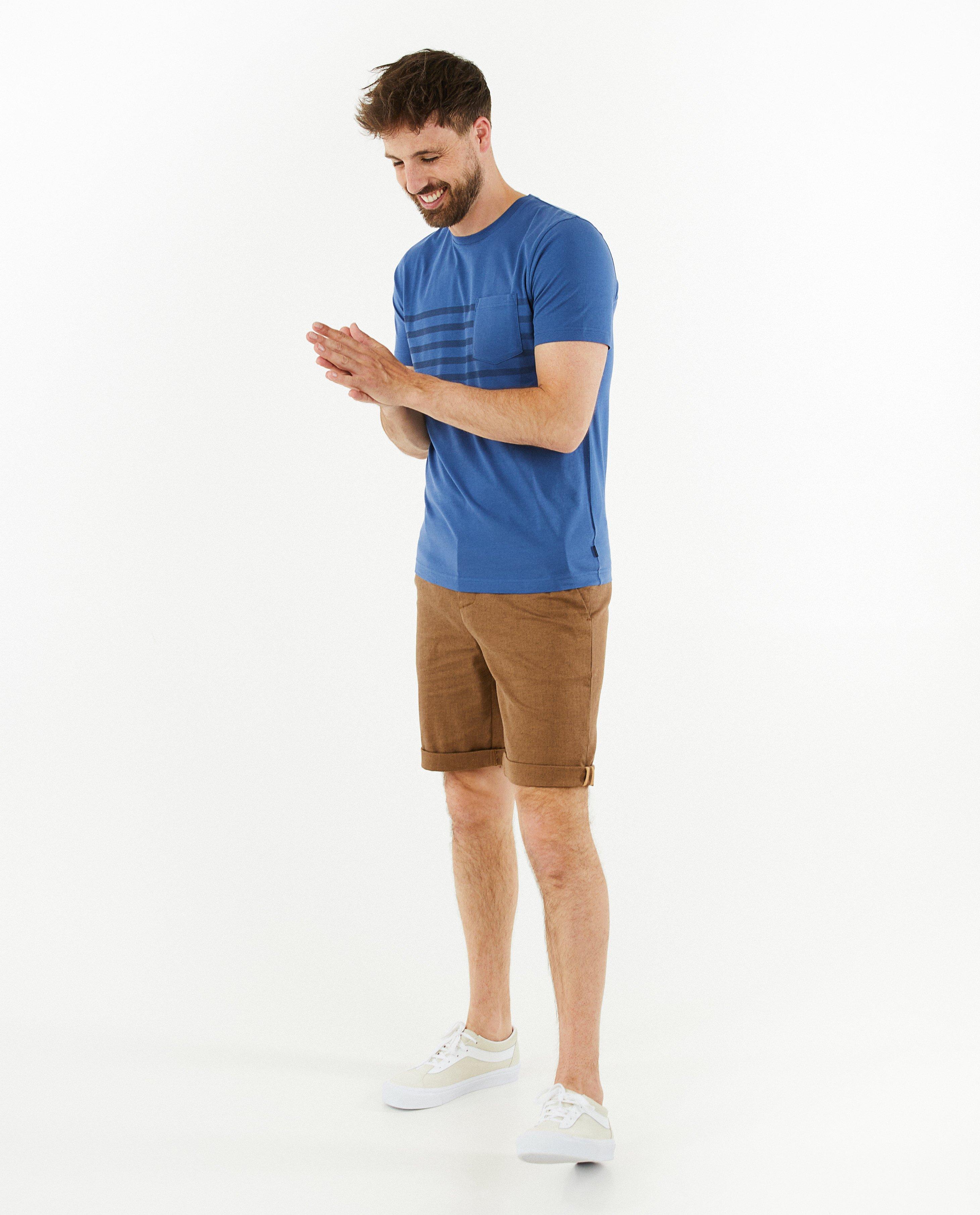 T-shirt met strepen - null - Quarterback