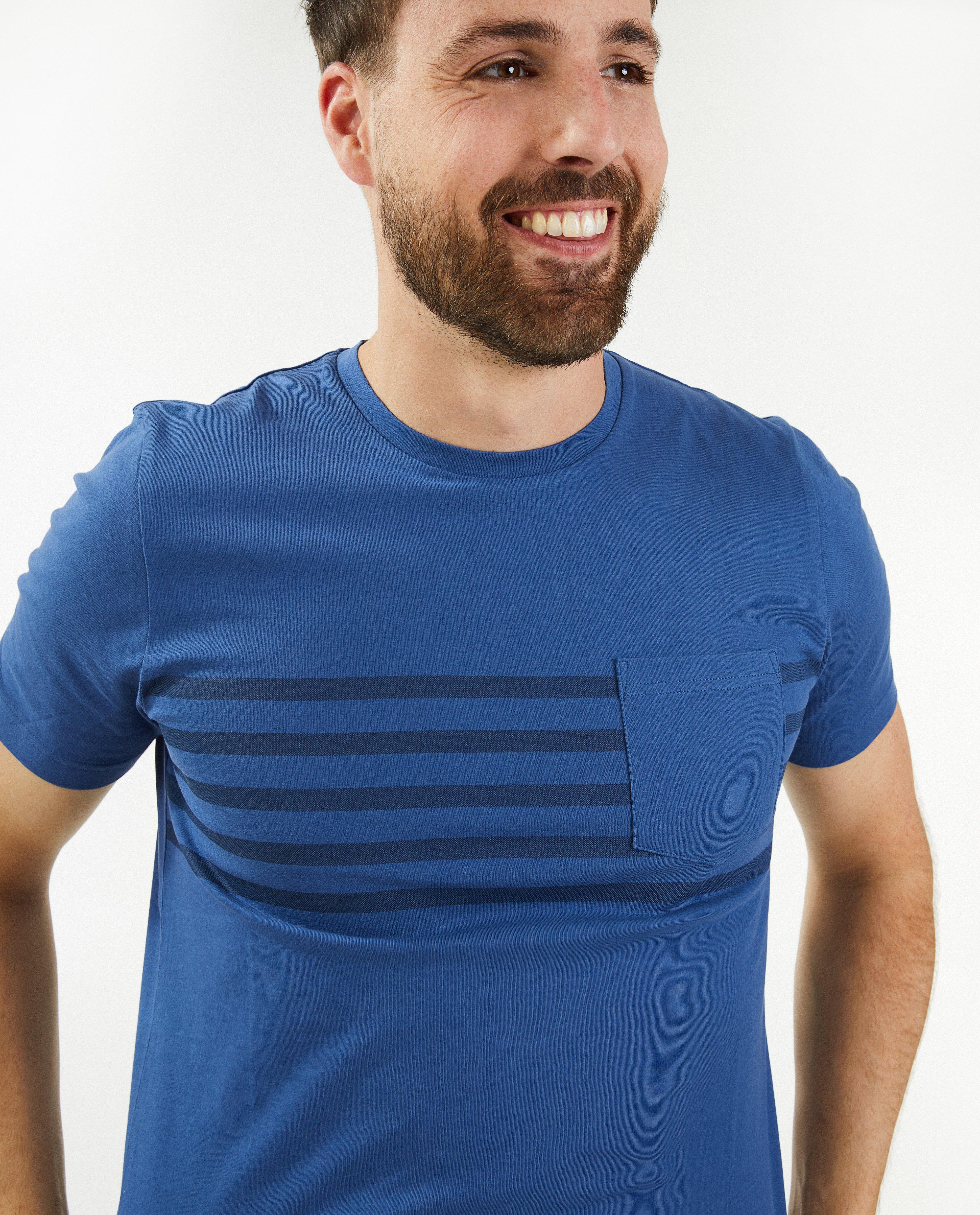 T-shirt à rayures - Détails du produit - bleu foncé - image numéro 4