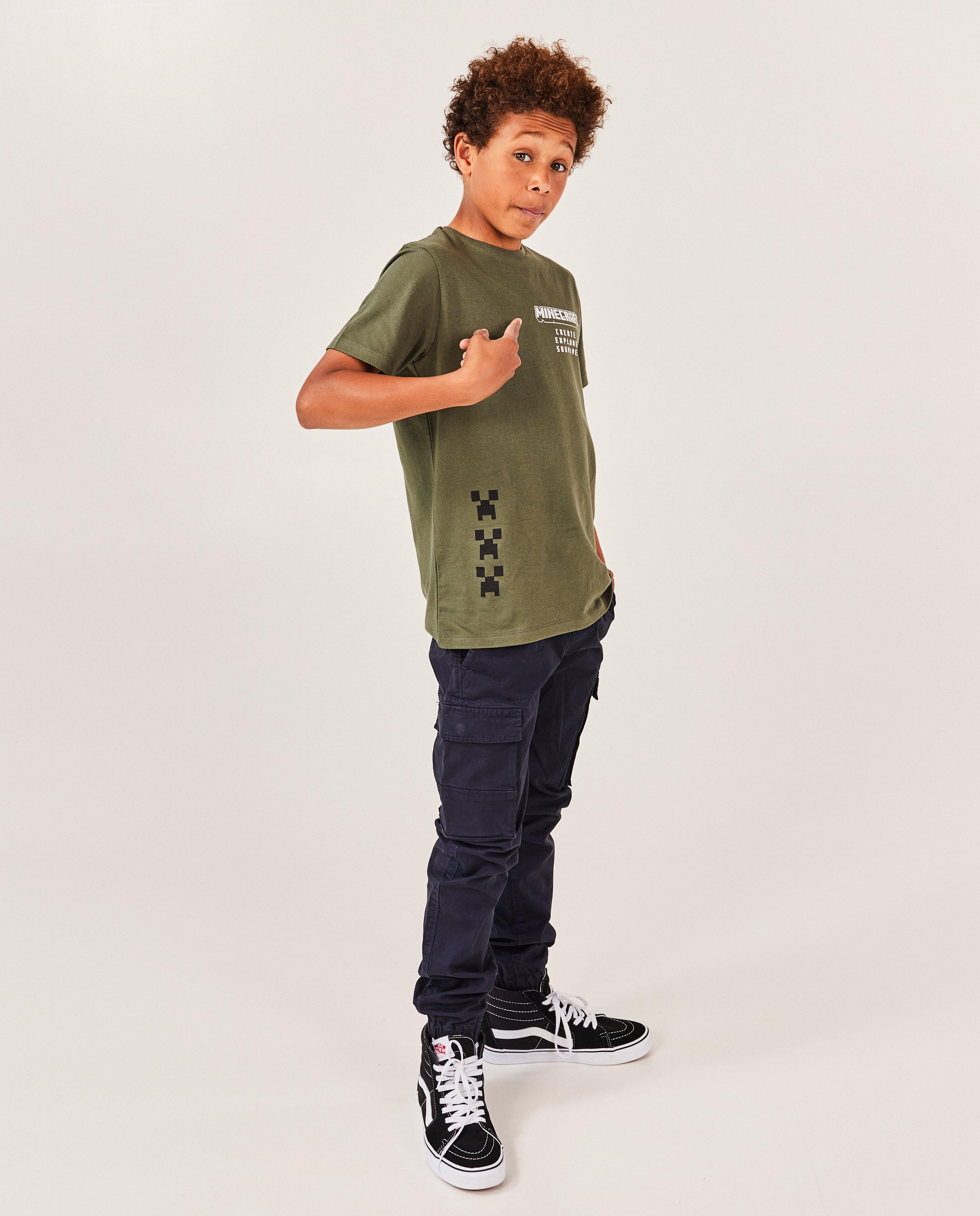 T-shirt vert foncé Minecraft - null - Minecraft
