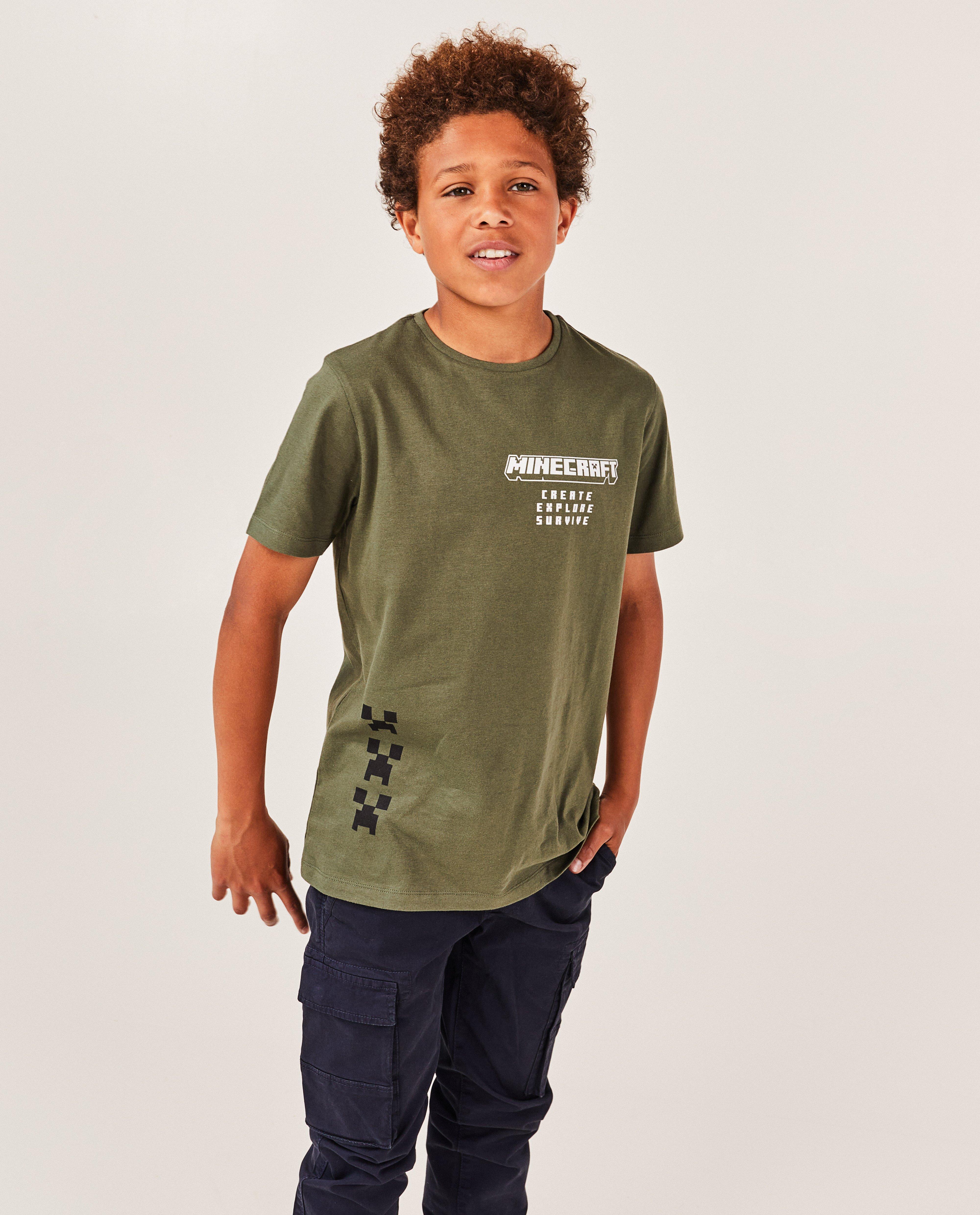 T-shirts - T-shirt vert foncé Minecraft