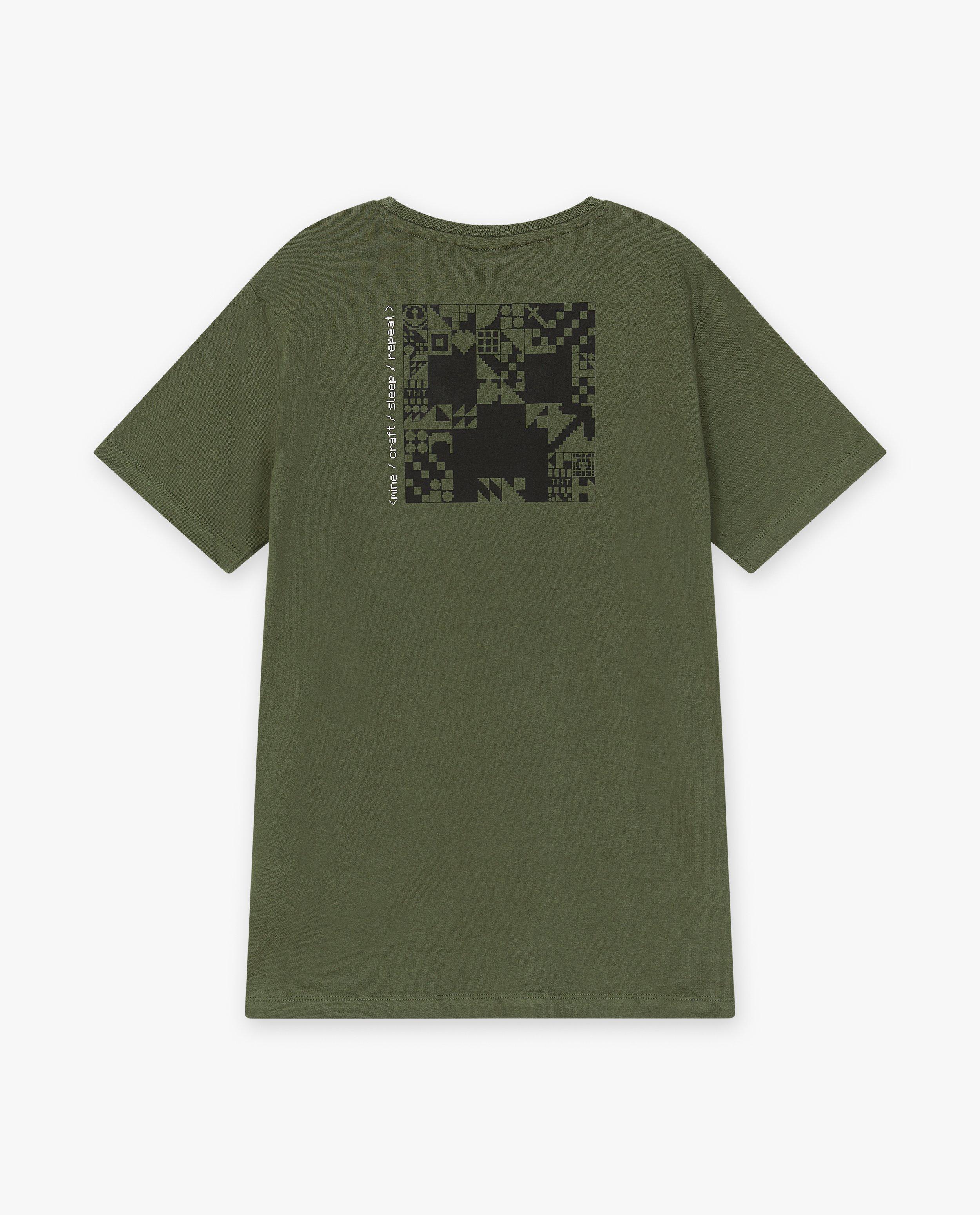 T-shirts - Donkergroen T-shirt Minecraft