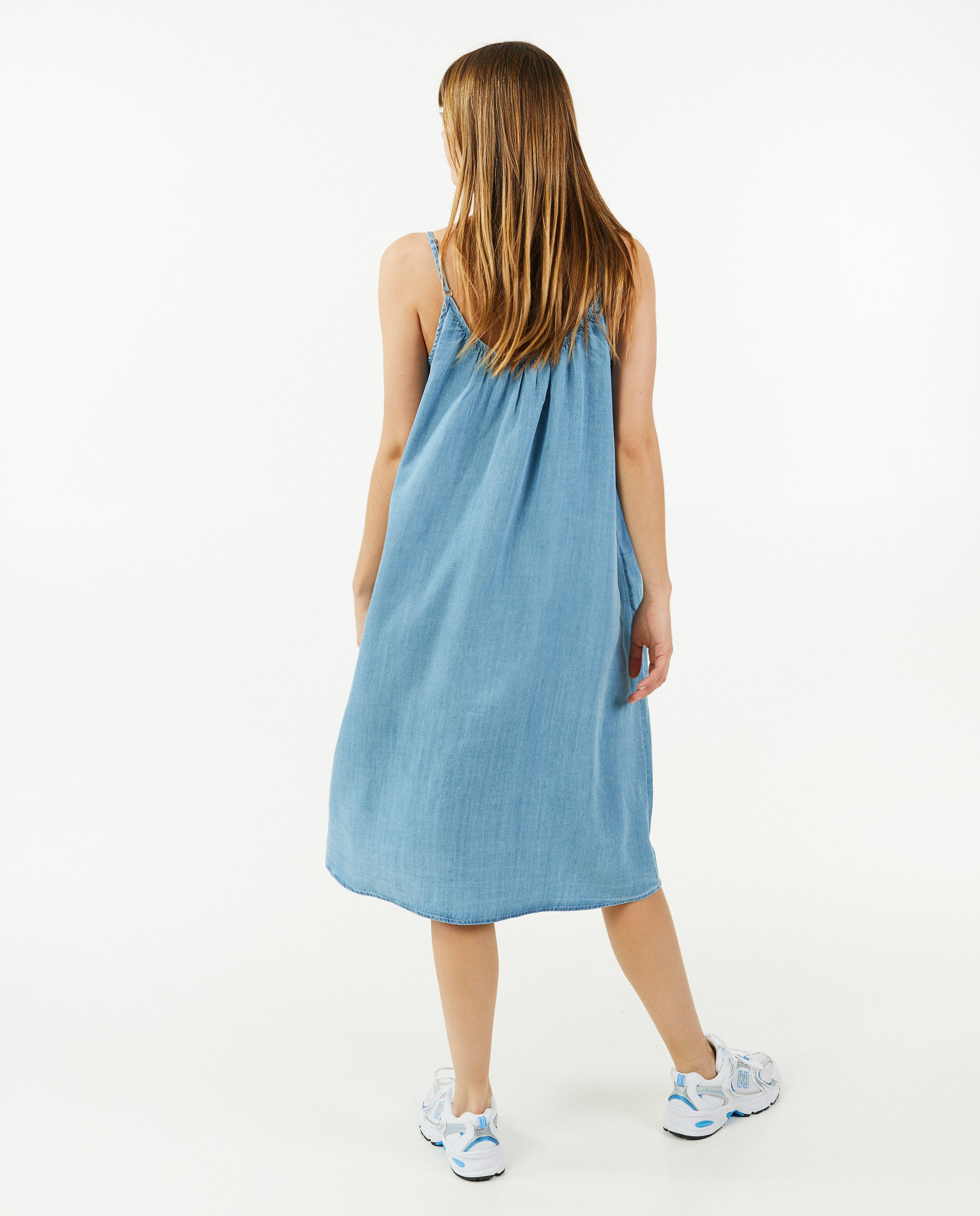 Robes - Robe trapèze en jeans
