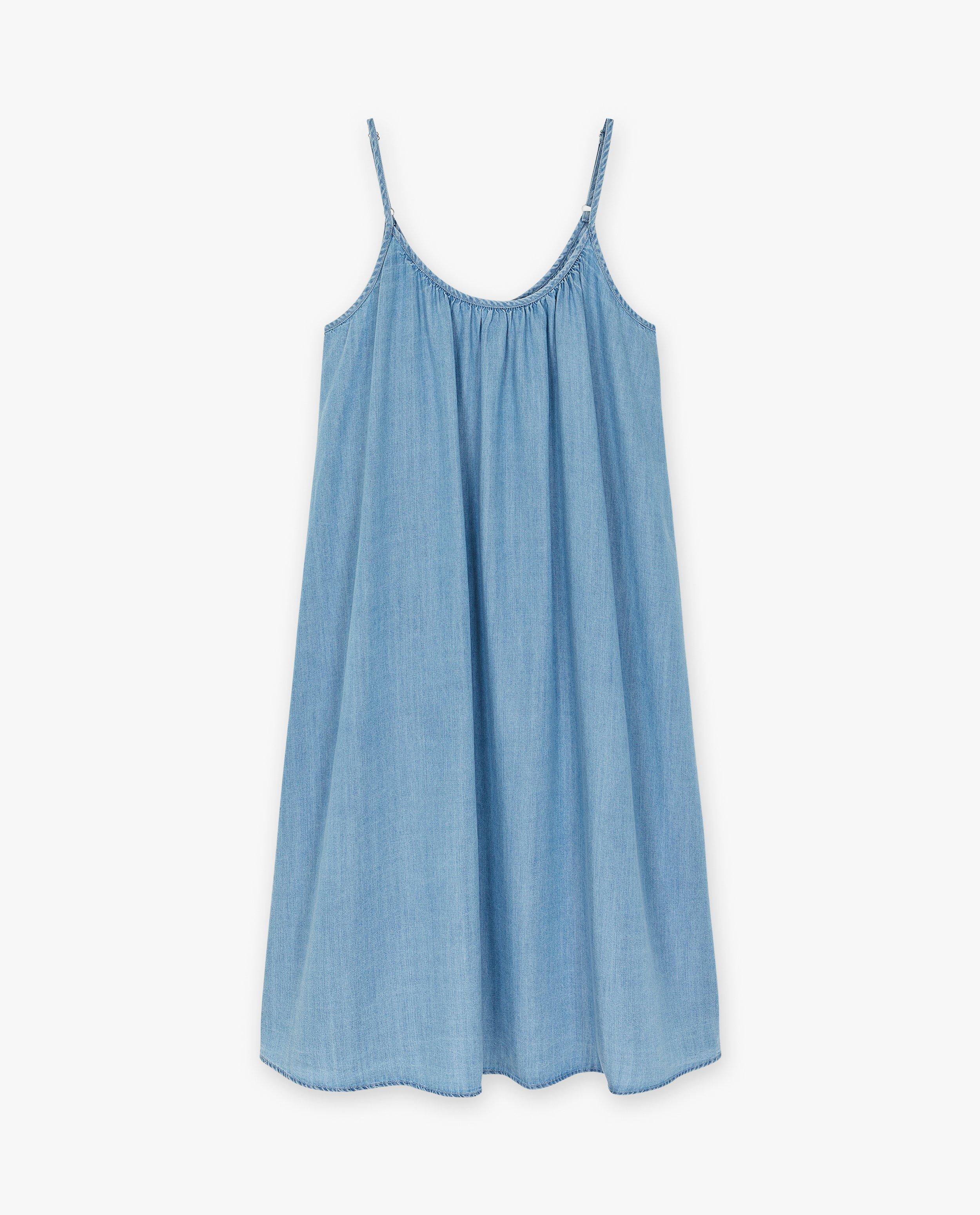 Robes - Robe trapèze en jeans