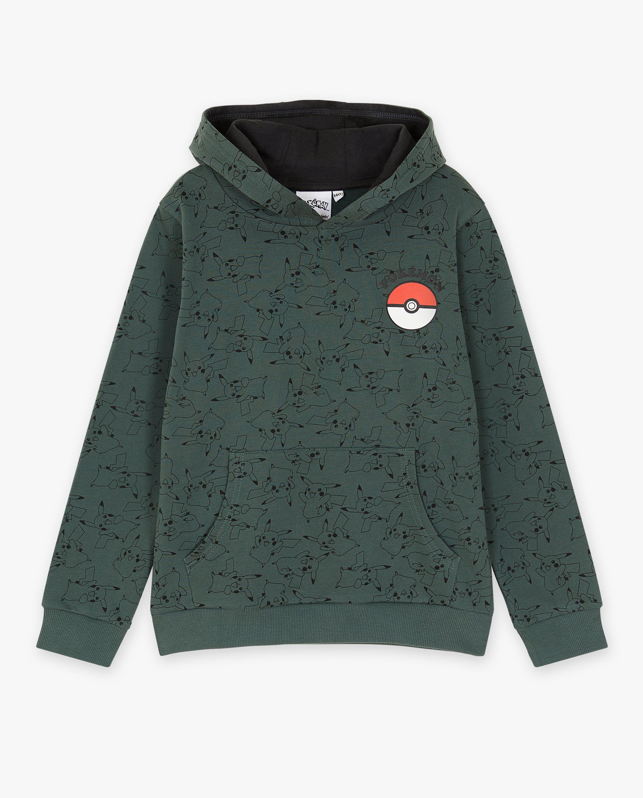 Sweaters - Hoodie met Pikachu-print