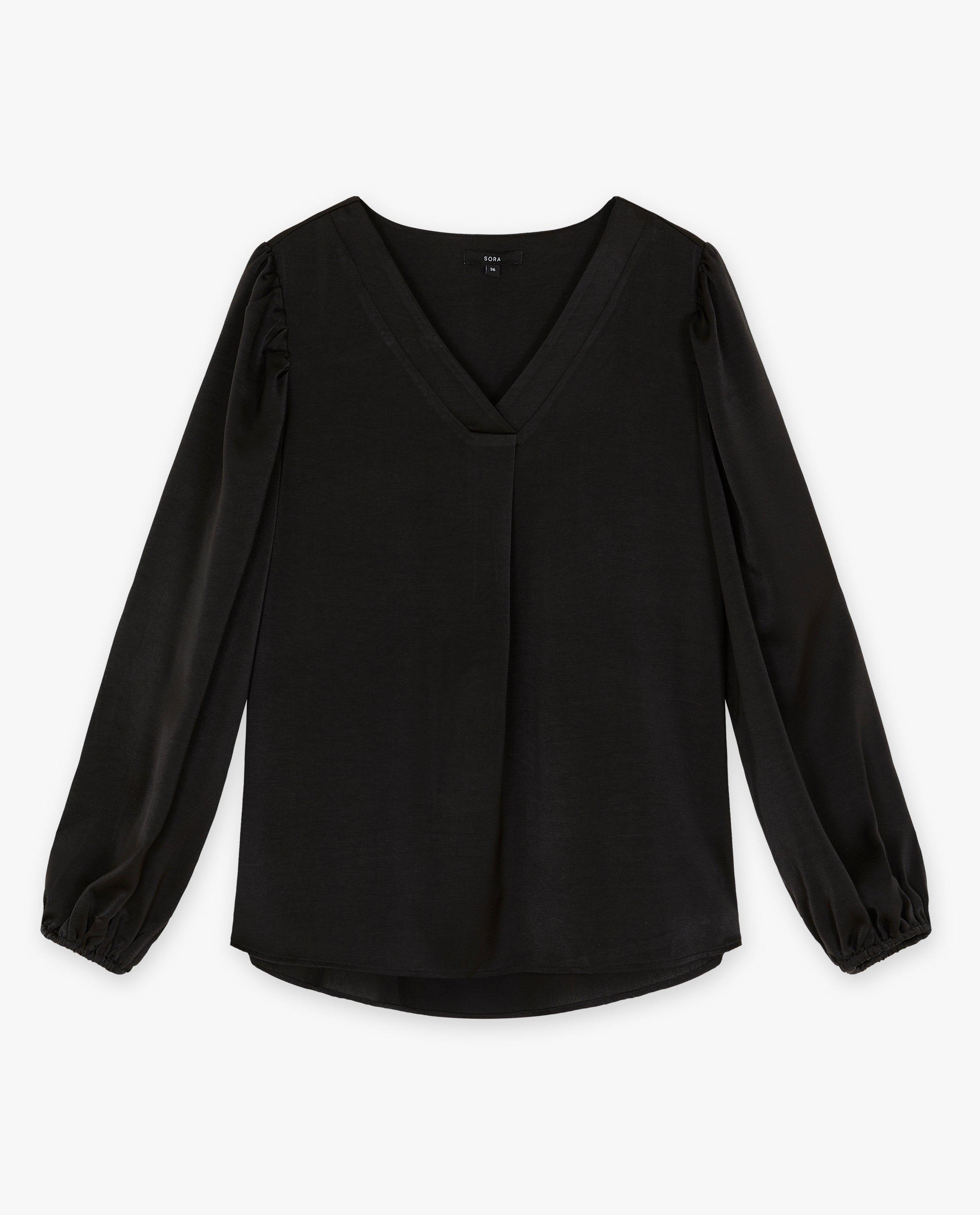 Hemden - Roze satijnen blouse