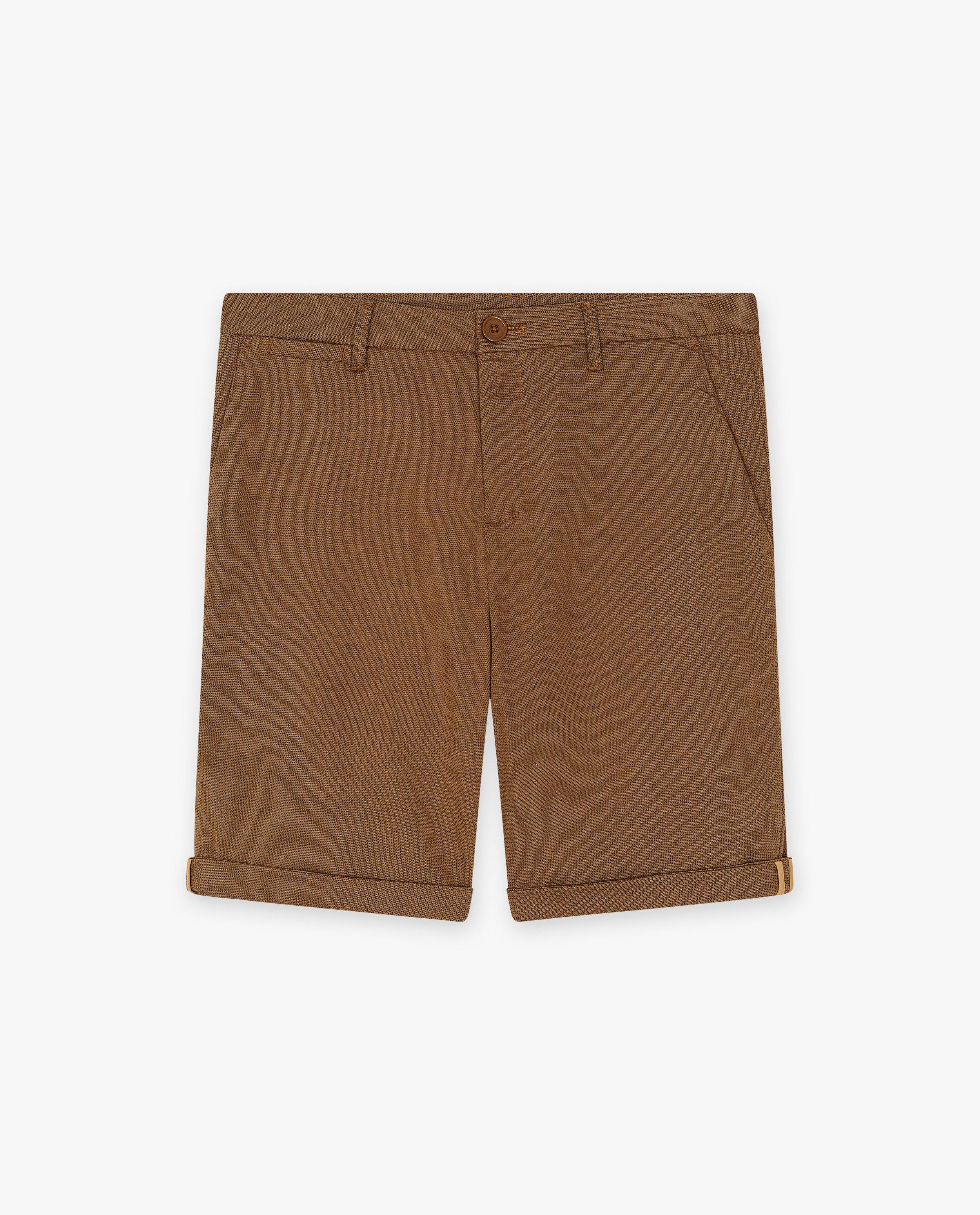 Shorten - Chino short met structuur