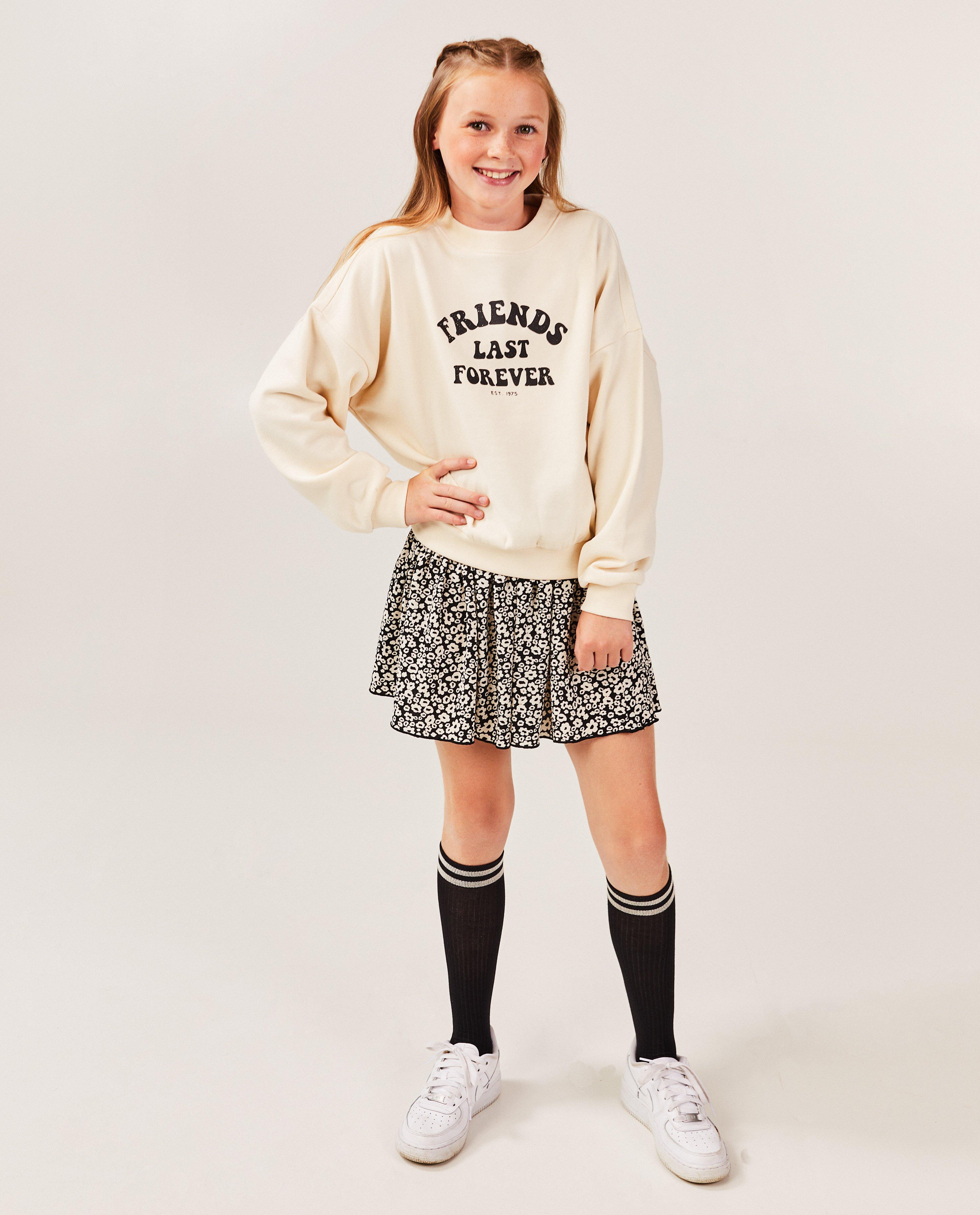 Jupe fleurie - Détails du produit - noir - image numéro 1