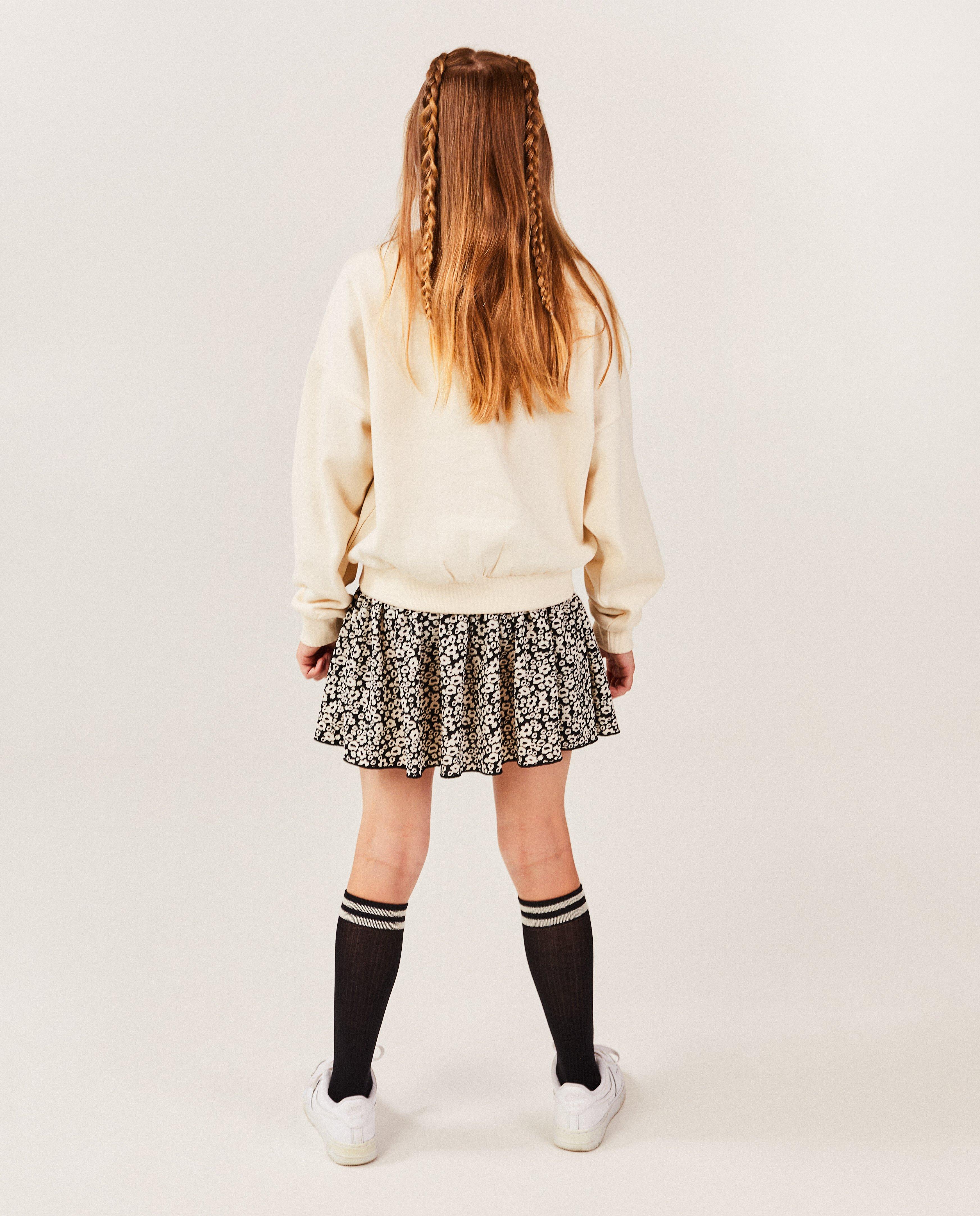 Jupe fleurie - Détails du produit - noir - image numéro 3