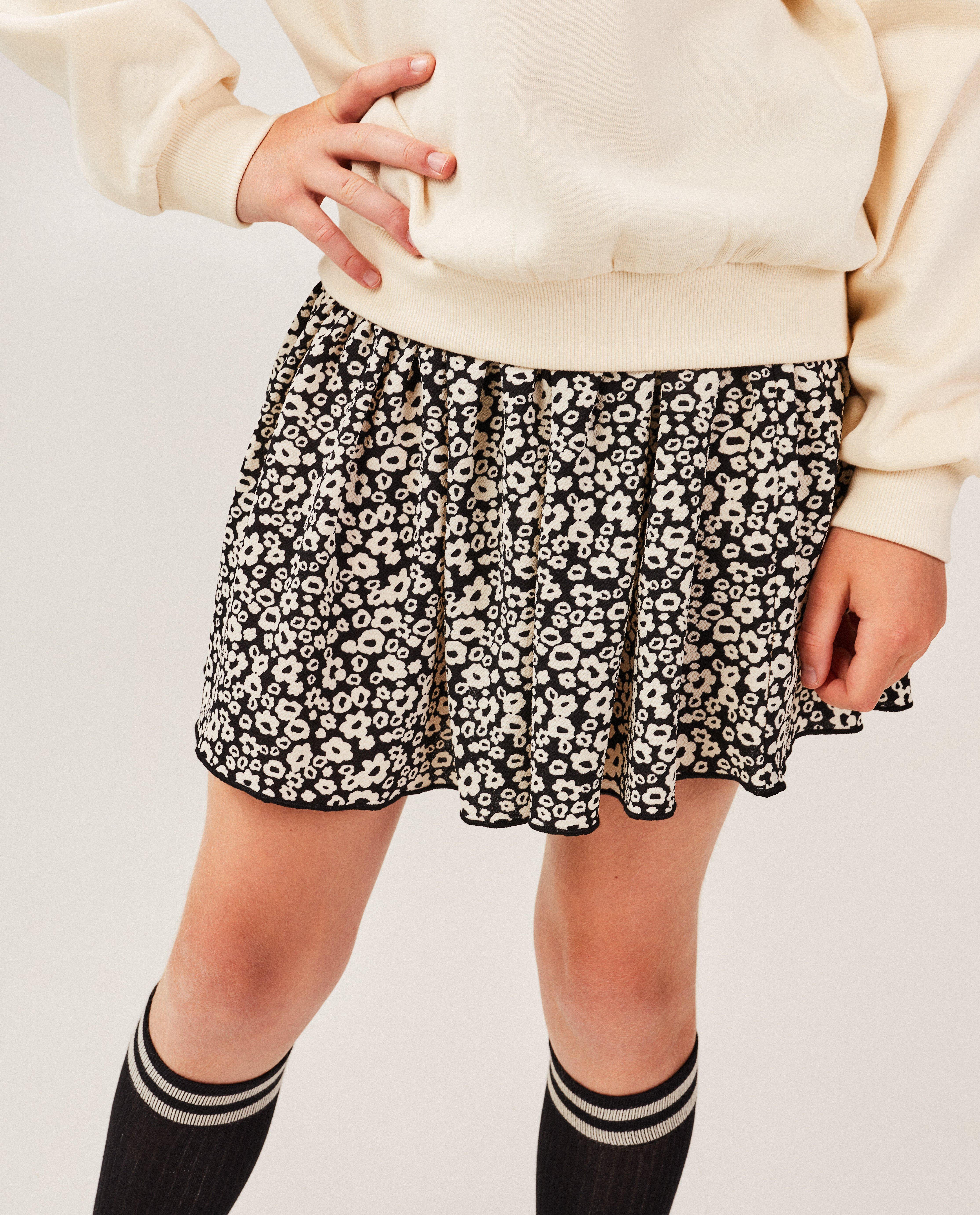 Jupe fleurie - Détails du produit - noir - image numéro 4