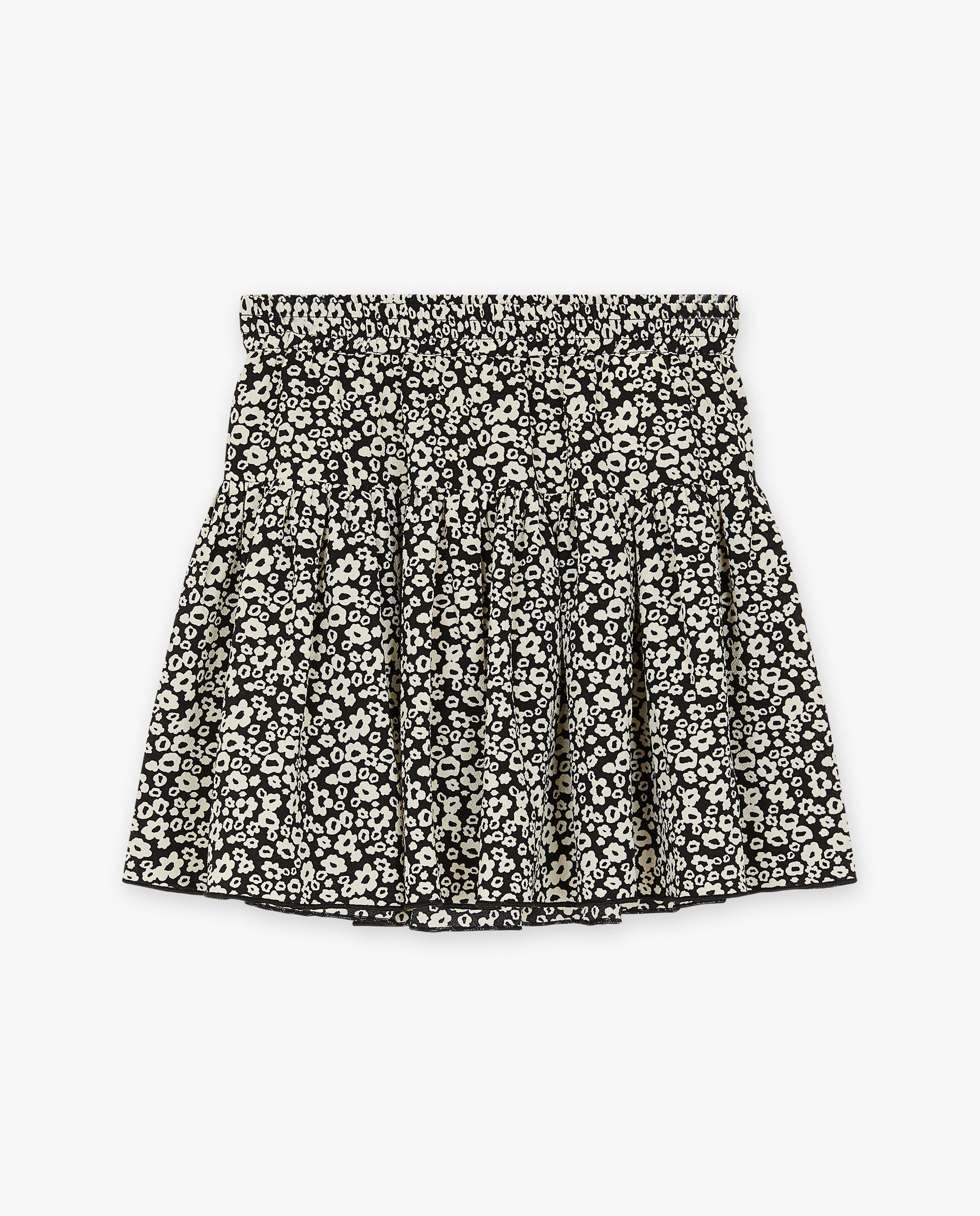 Jupe fleurie - Détails du produit - noir - image numéro 5