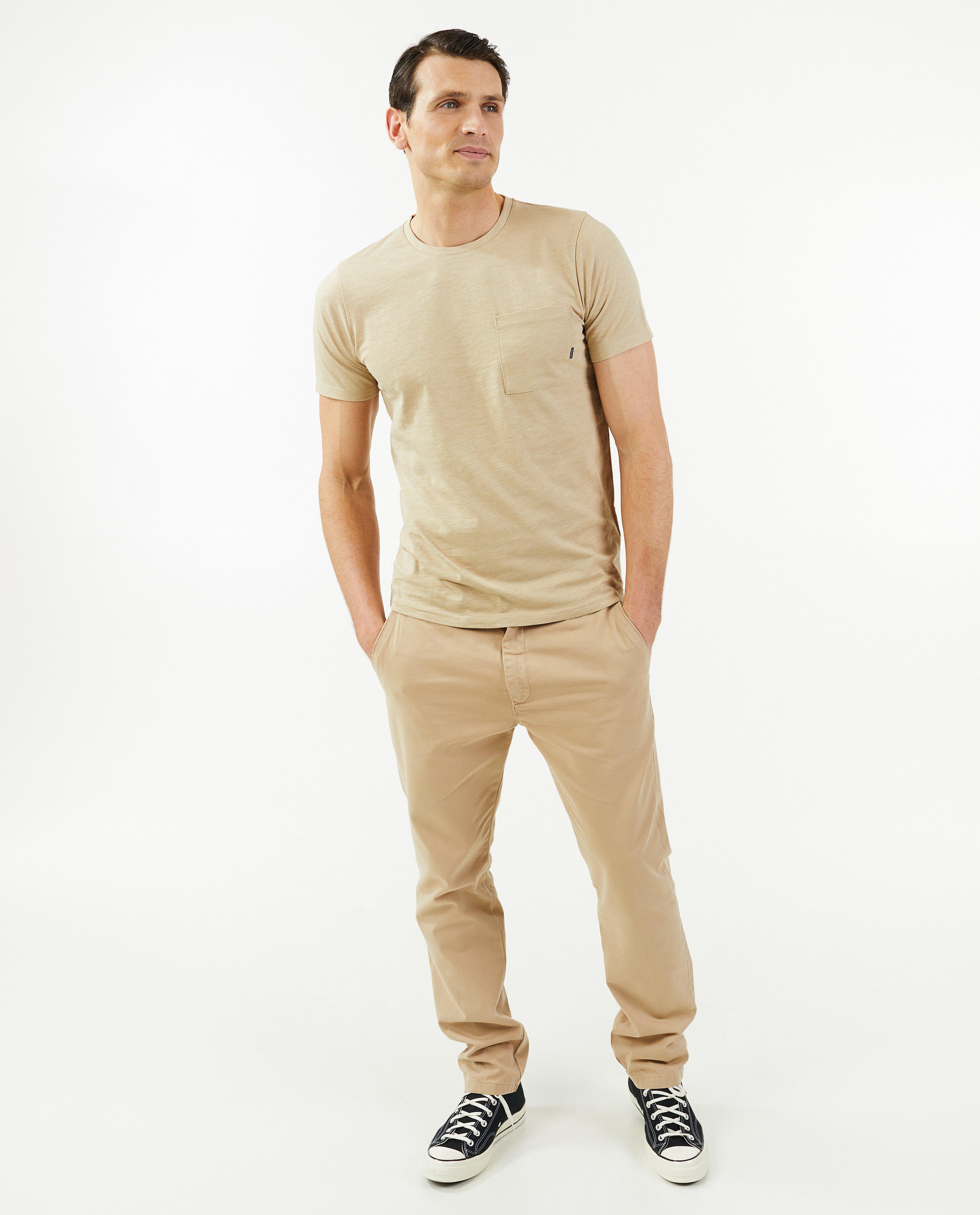 T-shirt beige, slim fit - null - Quarterback