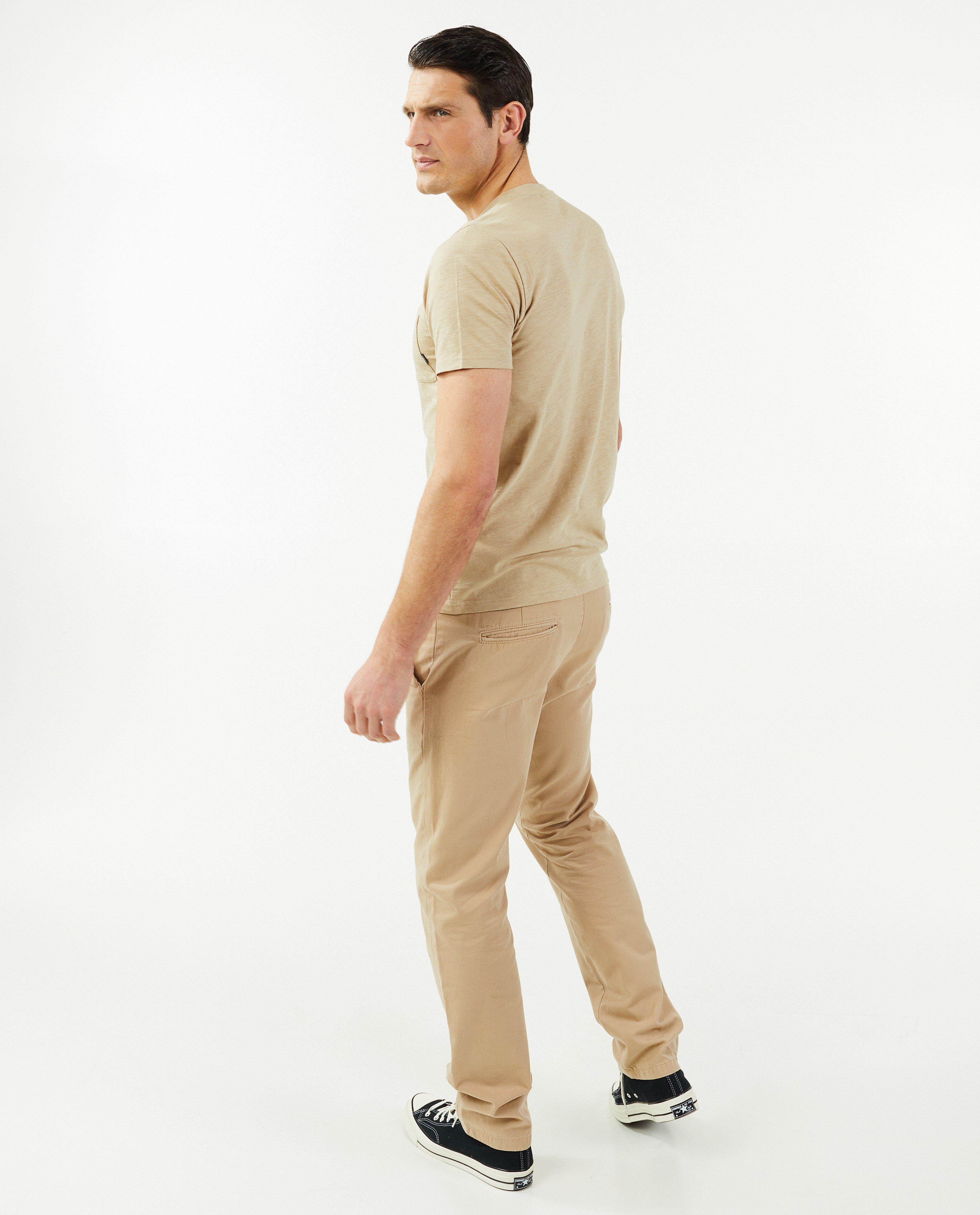 T-shirts - T-shirt beige, slim fit