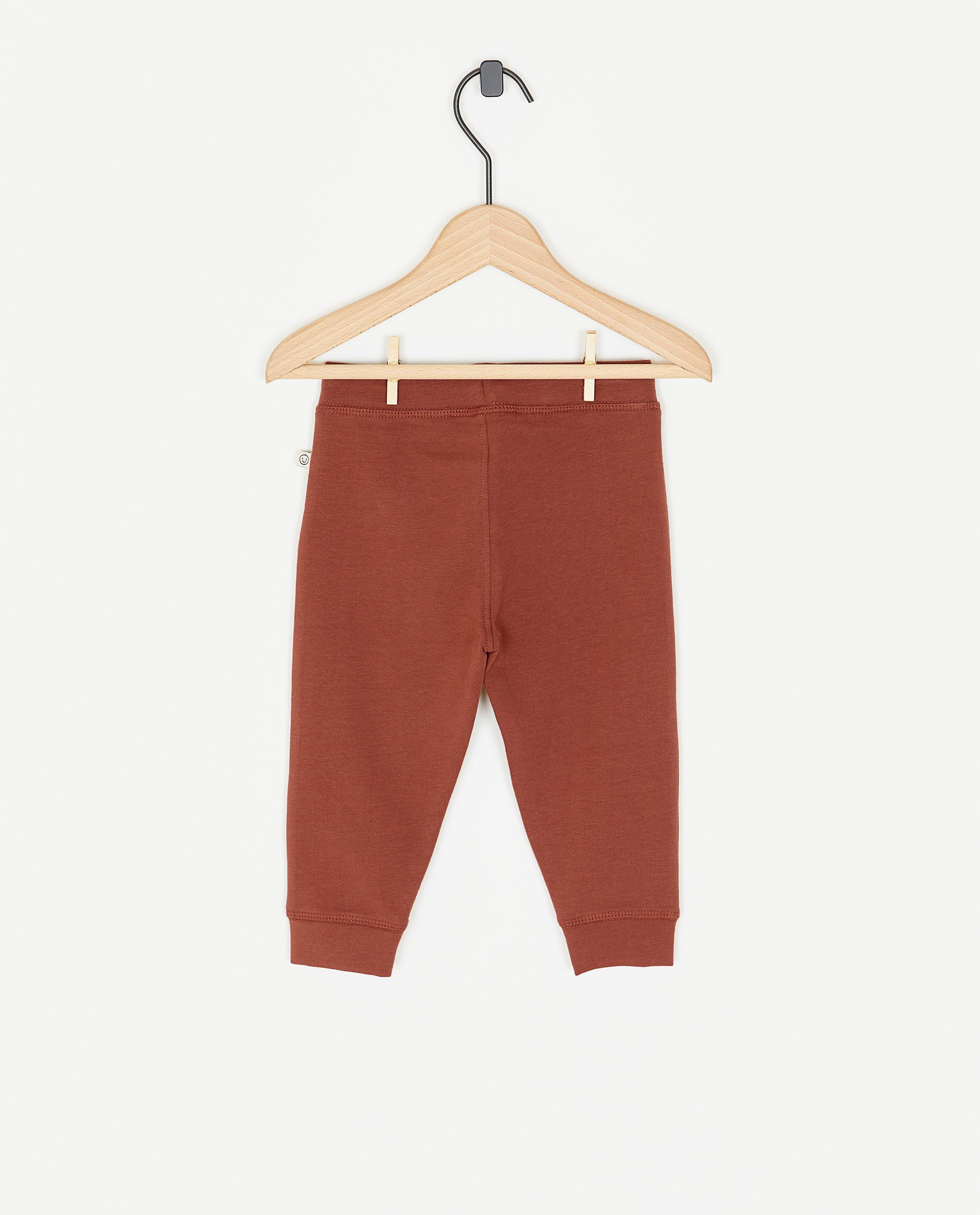 Broeken - Donkerrode jogger