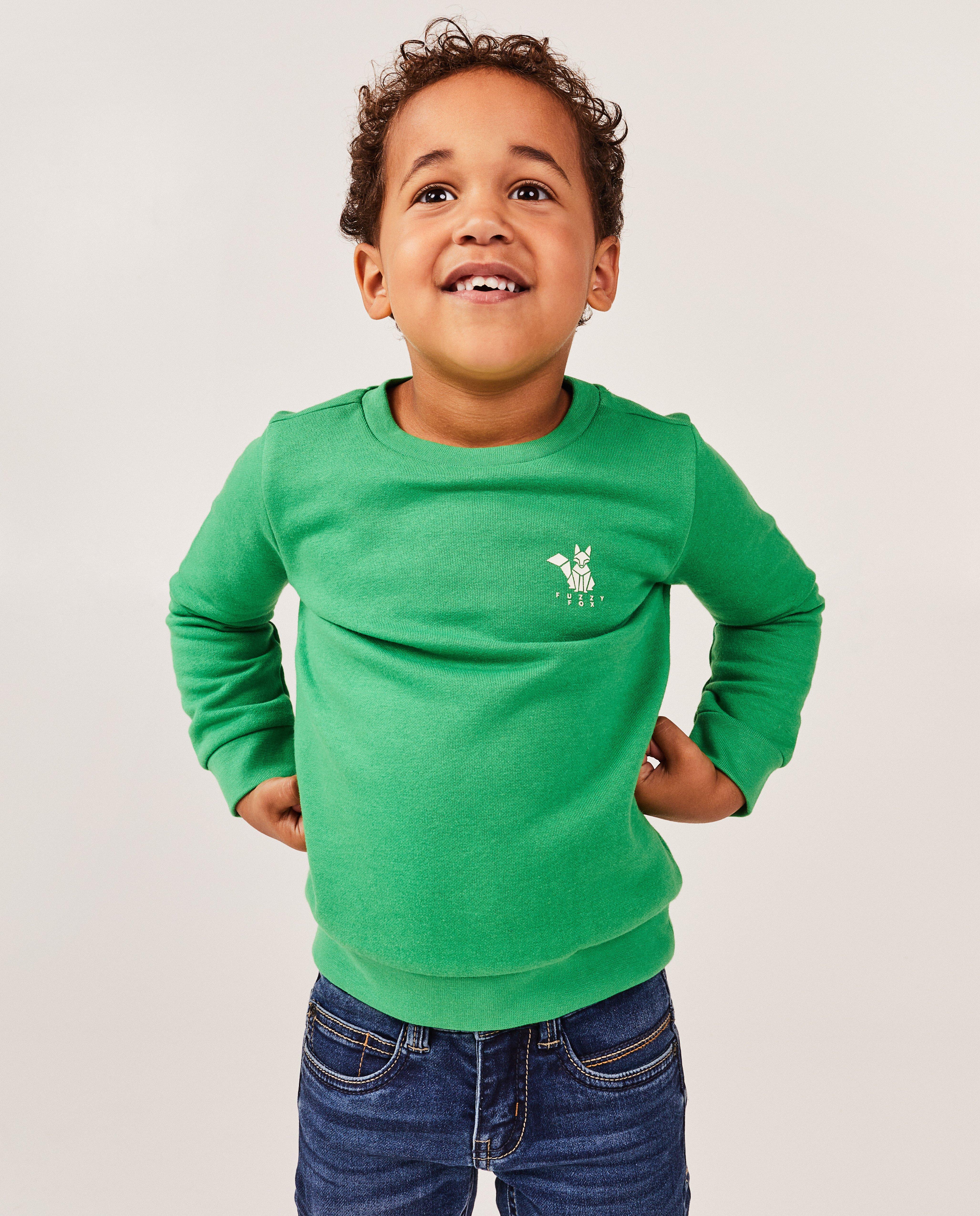 Sweaters - Sweater met reliëfprint