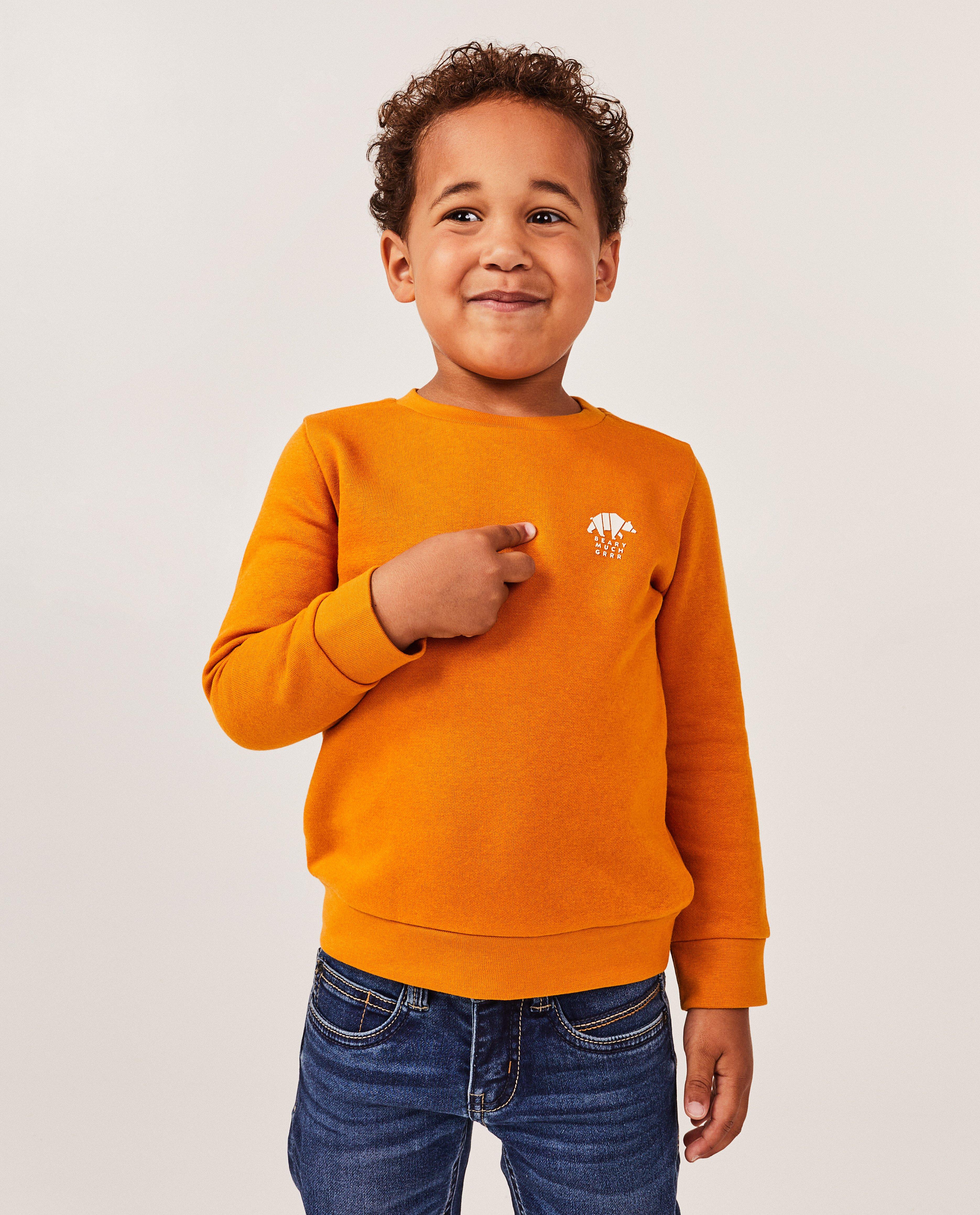Sweaters - Sweater met reliëfprint