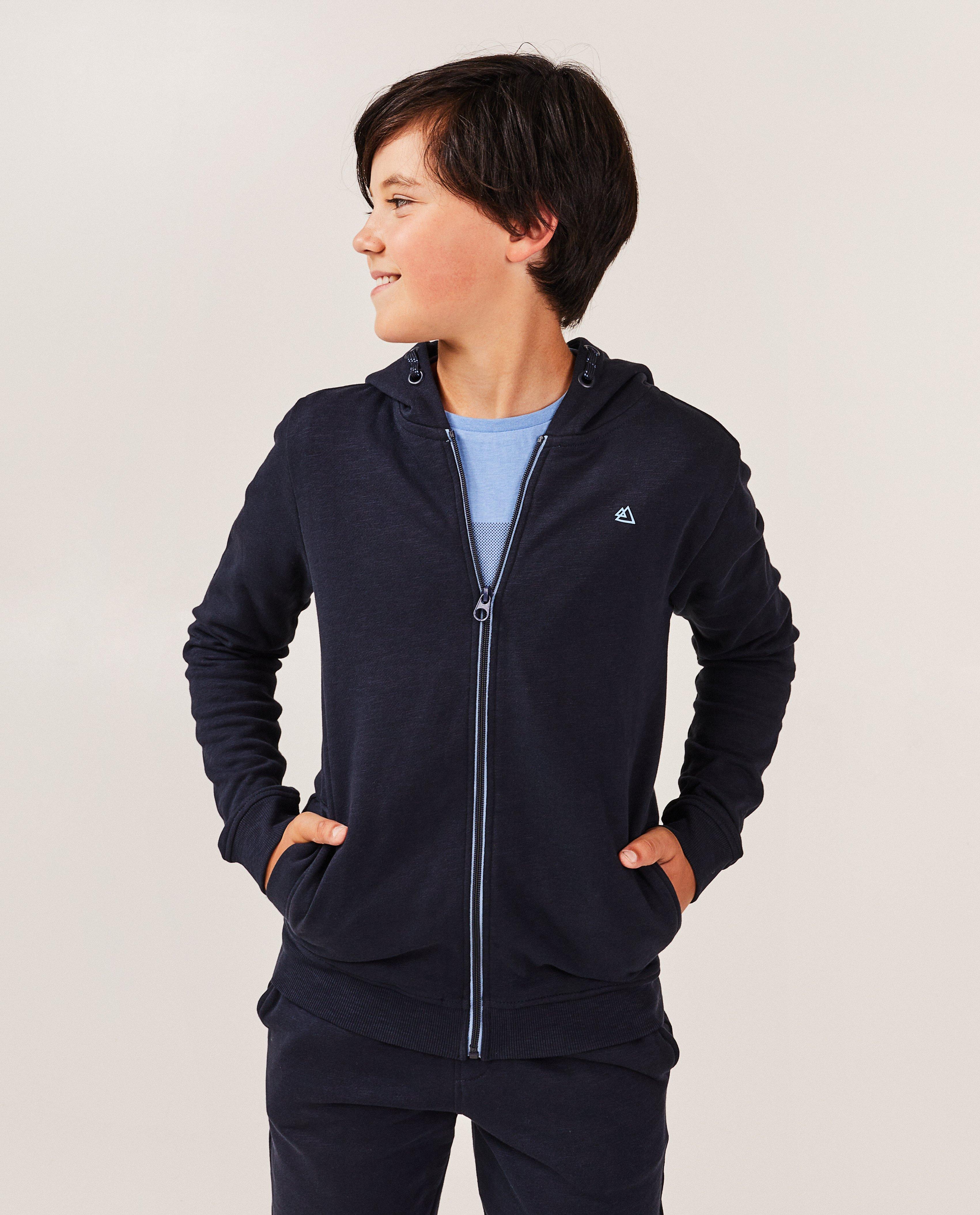 Zwart sweatvest met kap - Product Detail - donkerblauw - afbeelding nummer 2